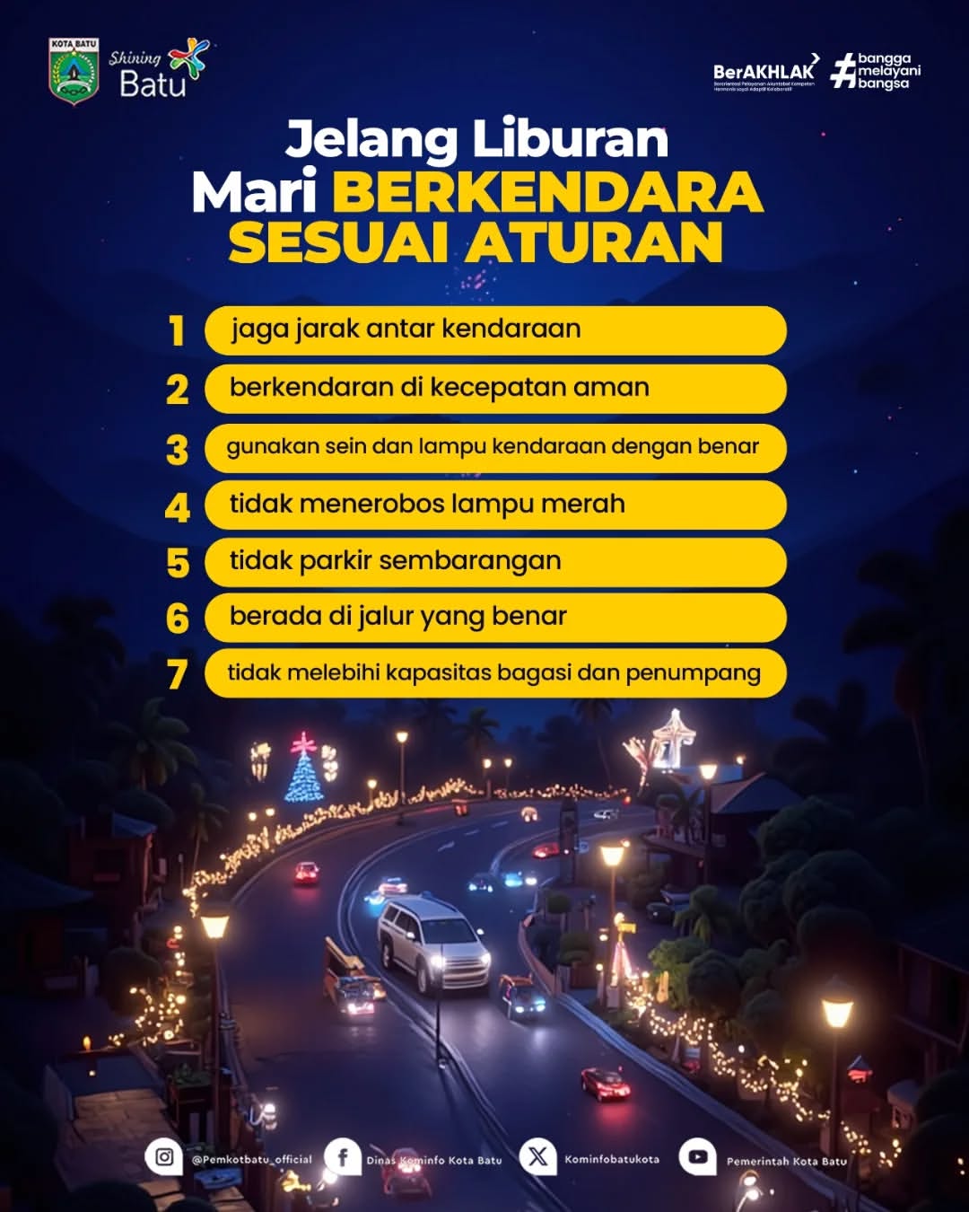 Etika Berkendara Penting Saat Liburan ke Kota Wisata Batu