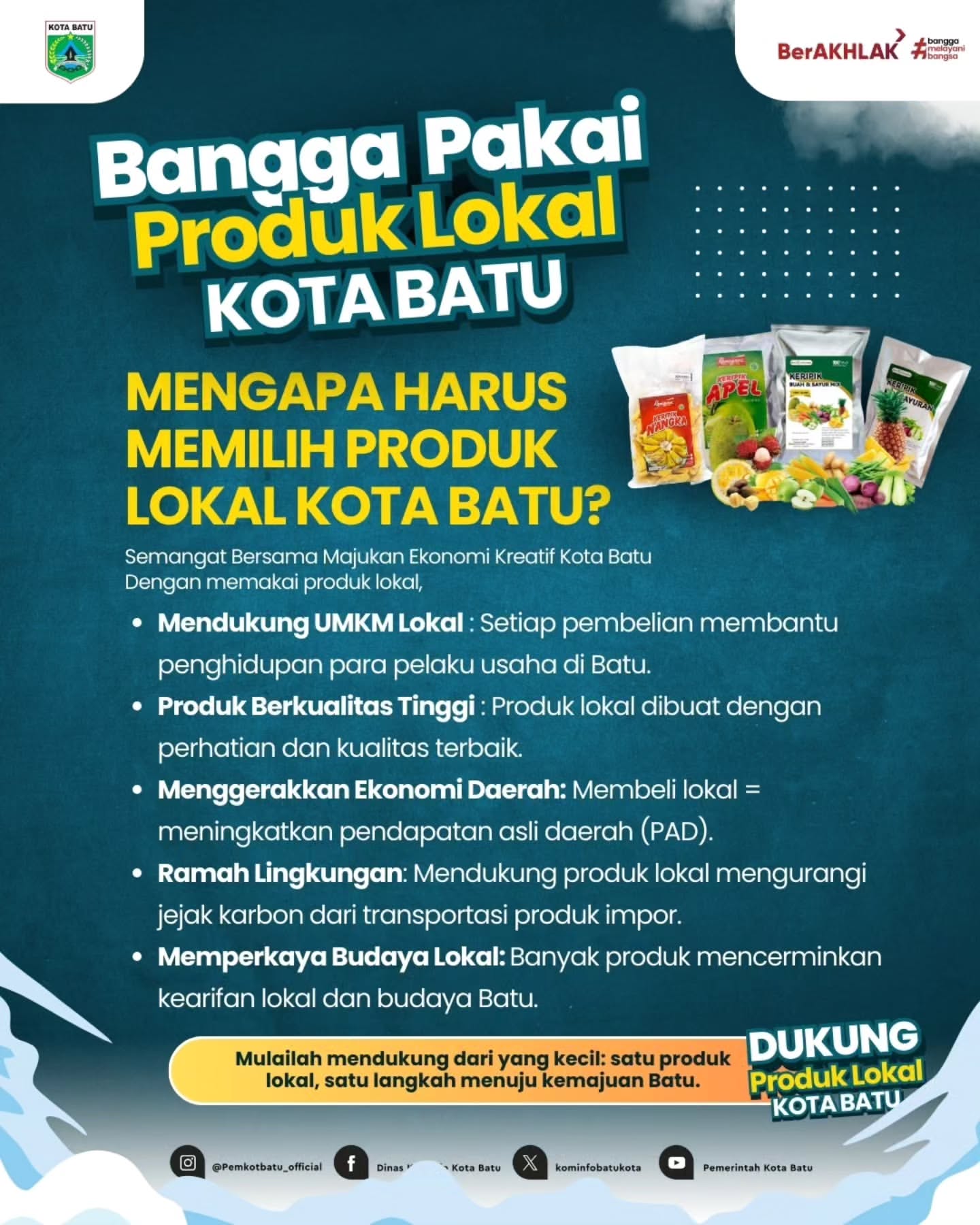 Bangga Memakai Produk Lokal untuk Dukung Kemajuan Kota Batu