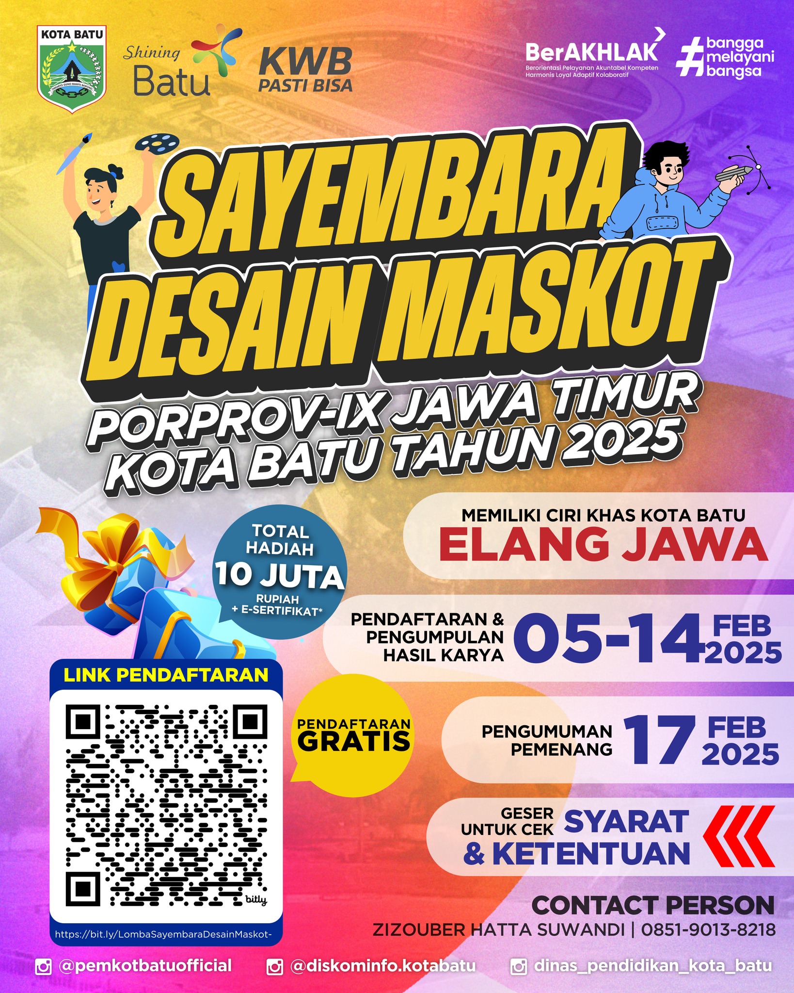 Sayembara Desain Maskot PORPROV IX Jawa Timur 2025: Kesempatan untuk Berkarya!