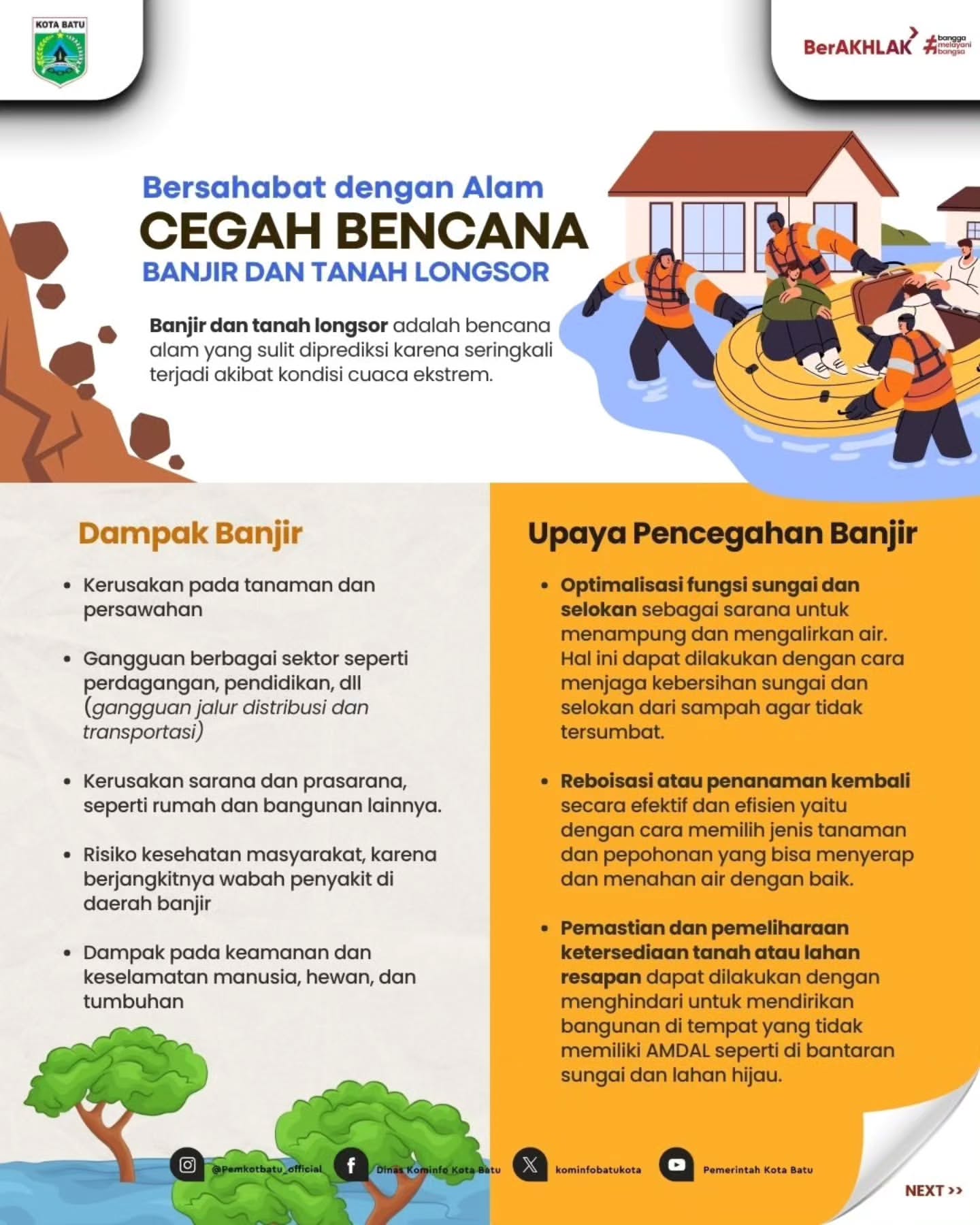 Bersahabat dengan Alam, Cegah Bencana!