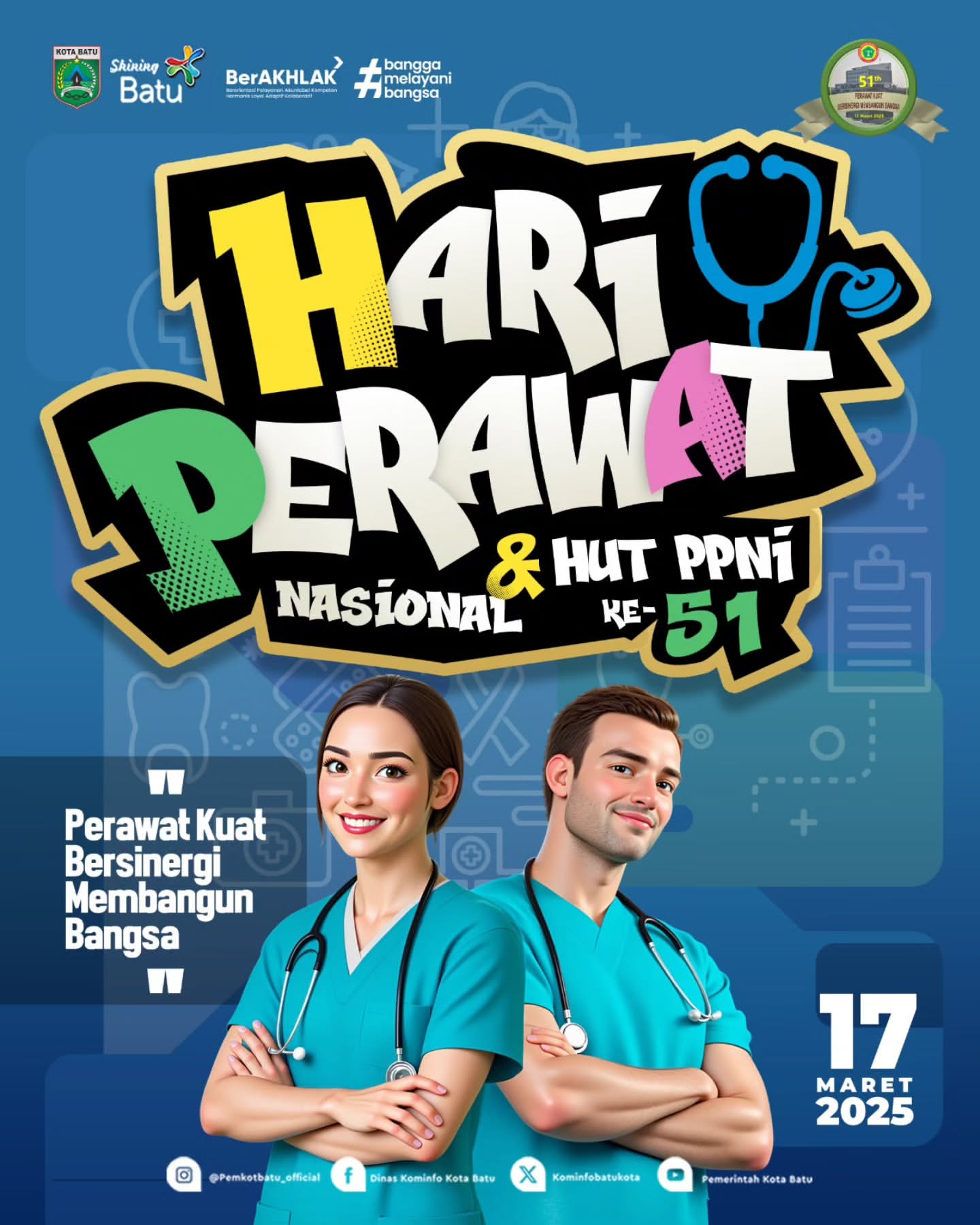 Merayakan Hari Perawat Nasional dan HUT ke-51 PPNI