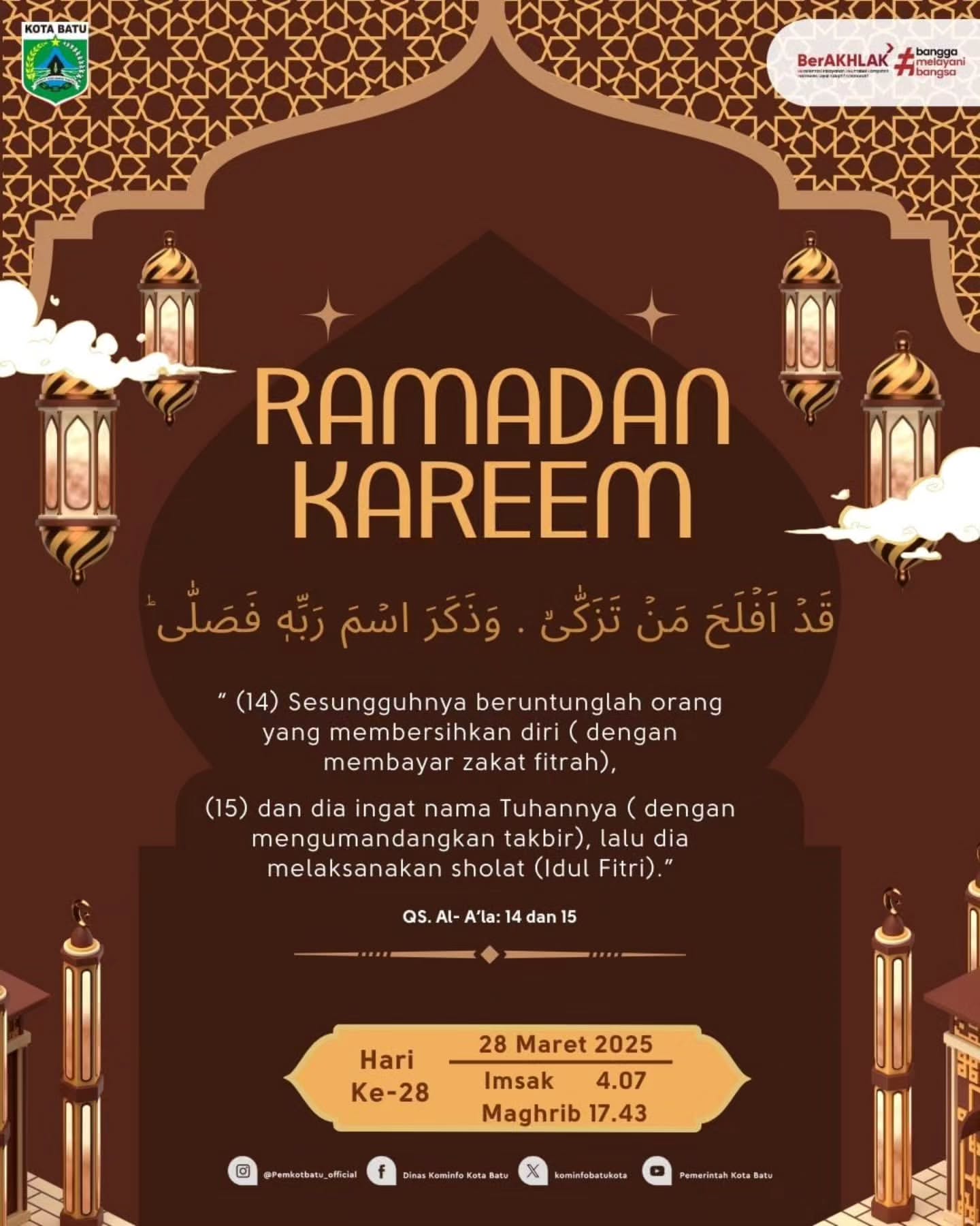 Keutamaan Zakat Fitrah di Hari Terakhir Ramadan
