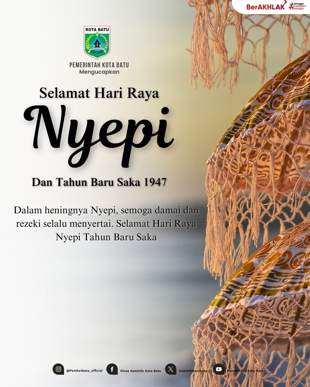 Refleksi Dalam Heningnya Nyepi dan Tahun Baru Saka 1947