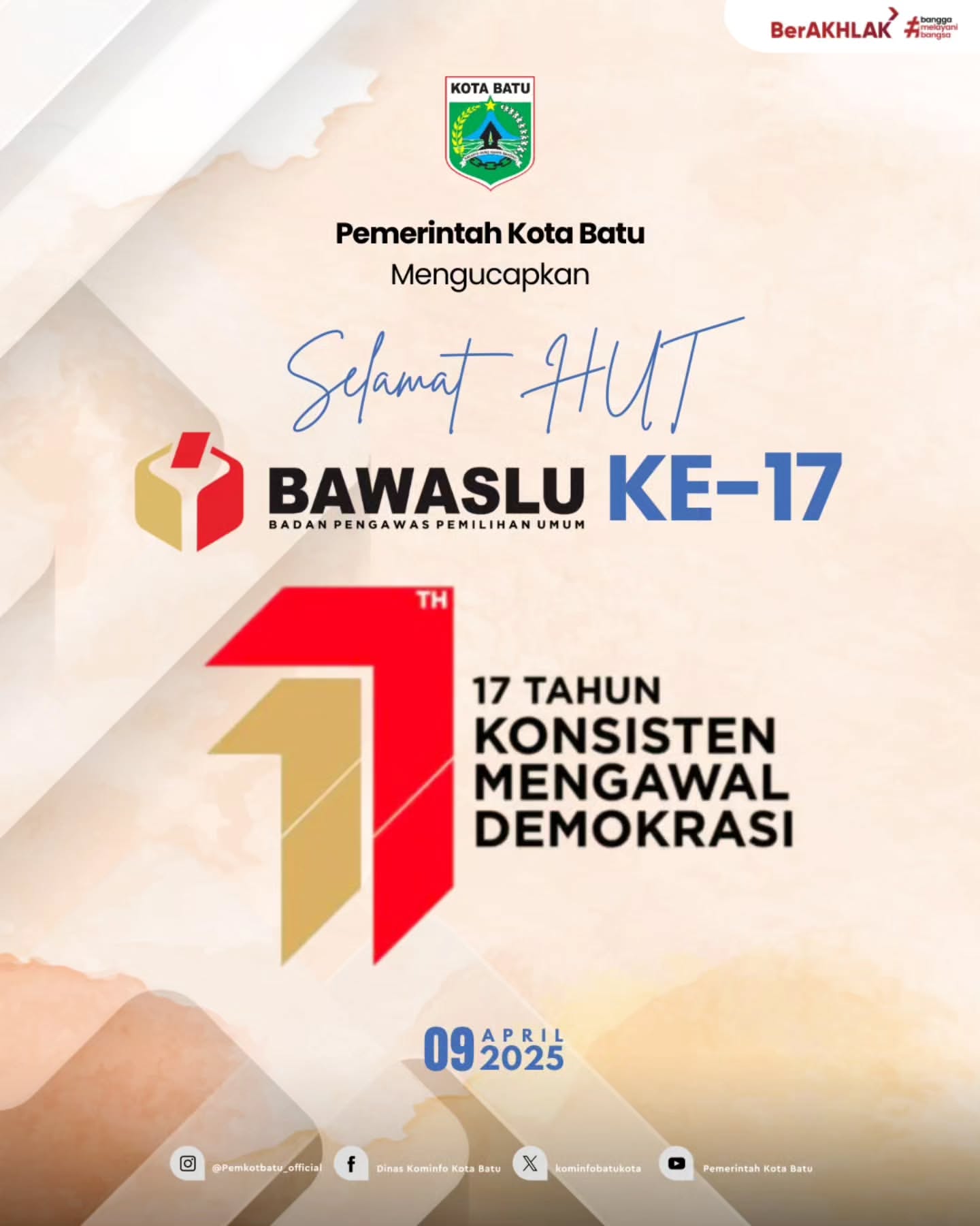 BAWASLU Rayakan Ulang Tahun ke-17: Komitmen Terhadap Demokrasi