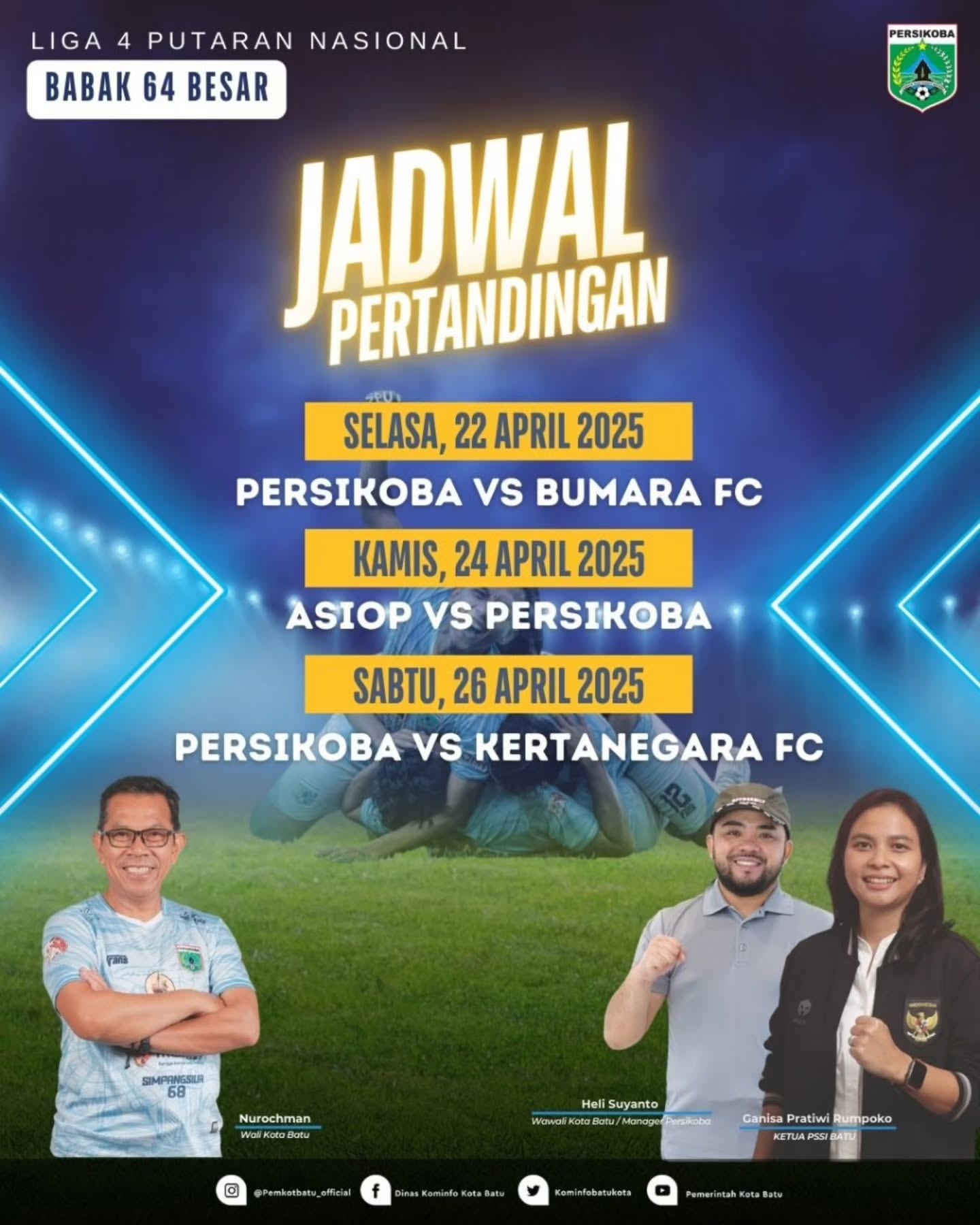 Jadwal Pertandingan Tim Persikoba di Liga 4 Nasional