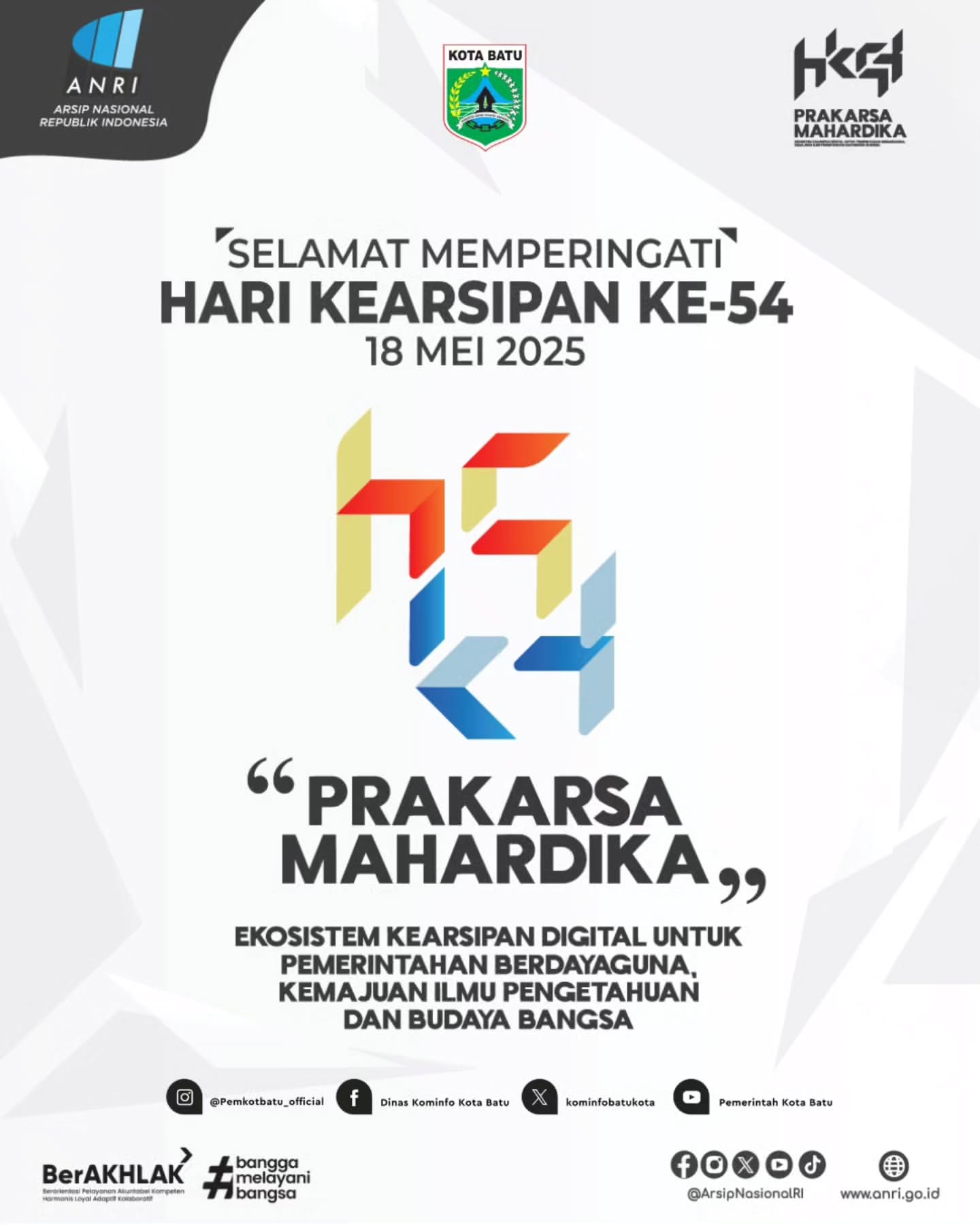 Perayaan Hari Kearsipan ke-54: Membangun Ekosistem Digital untuk Peningkatan Budaya dan Ilmu Pengetahuan Indonesia