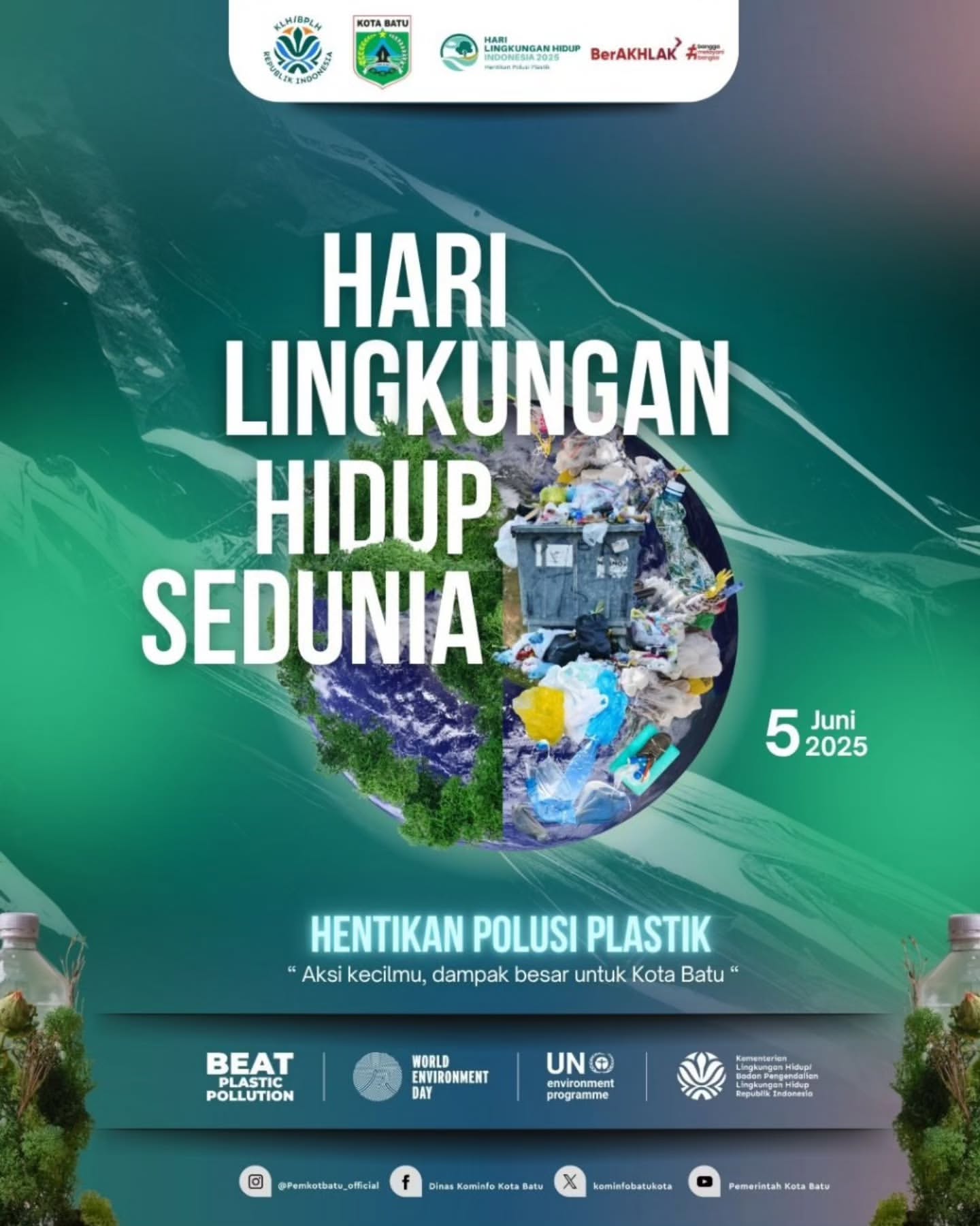 Hari Lingkungan Hidup Sedunia 2025: Stop Polusi Plastik untuk Kota Batu