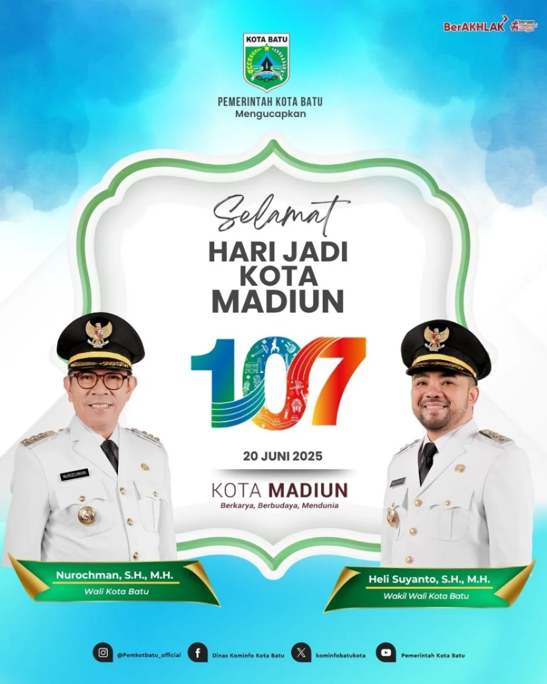 Ulang Tahun Kota Madiun yang ke-XX: Rayakan Semangat dan Prestasi