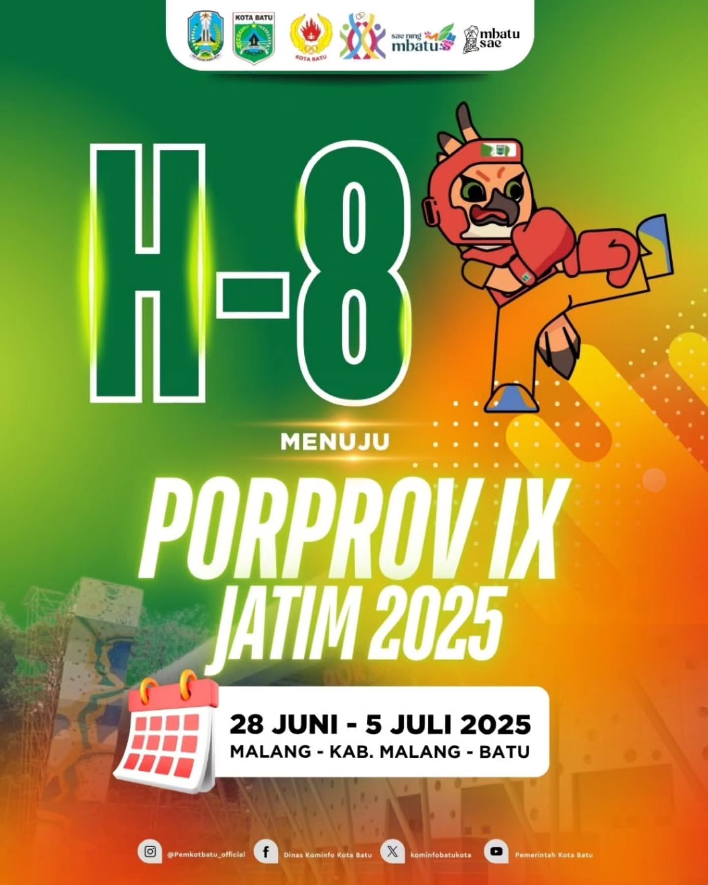 Persiapan Meriah Menyambut Pembukaan PORPROV IX Jawa Timur 2025