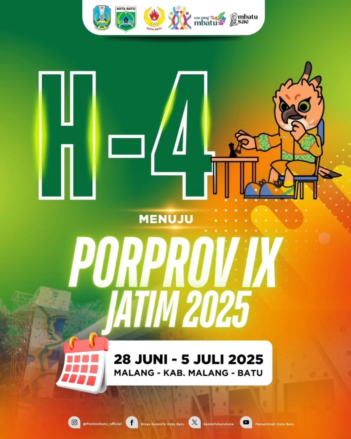 Menjelang PORPROV IX Jatim 2025: Kota Batu Bersiap