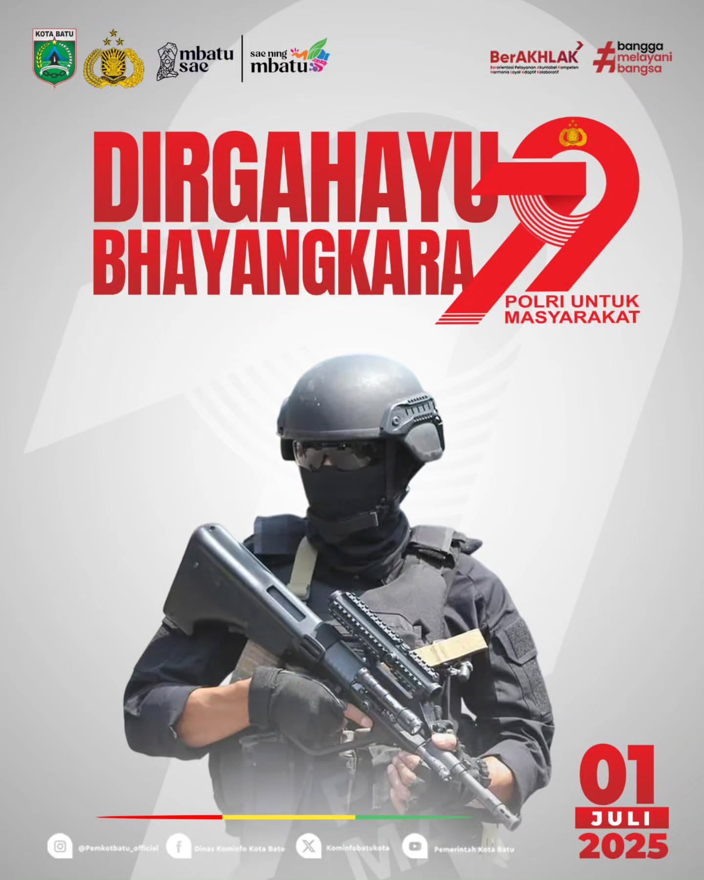 Polri Rayakan Hari Bhayangkara ke-78 dengan Semangat Pengabdian