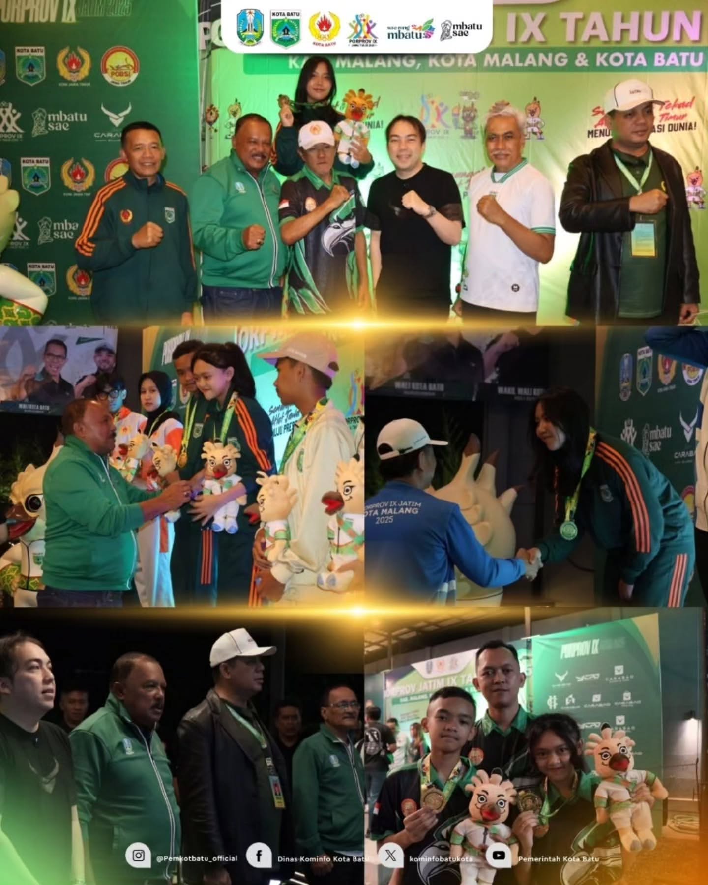 Si Kembar Persembahkan Emas! Biliar Kota Batu Bersinar di Porprov Jatim IX