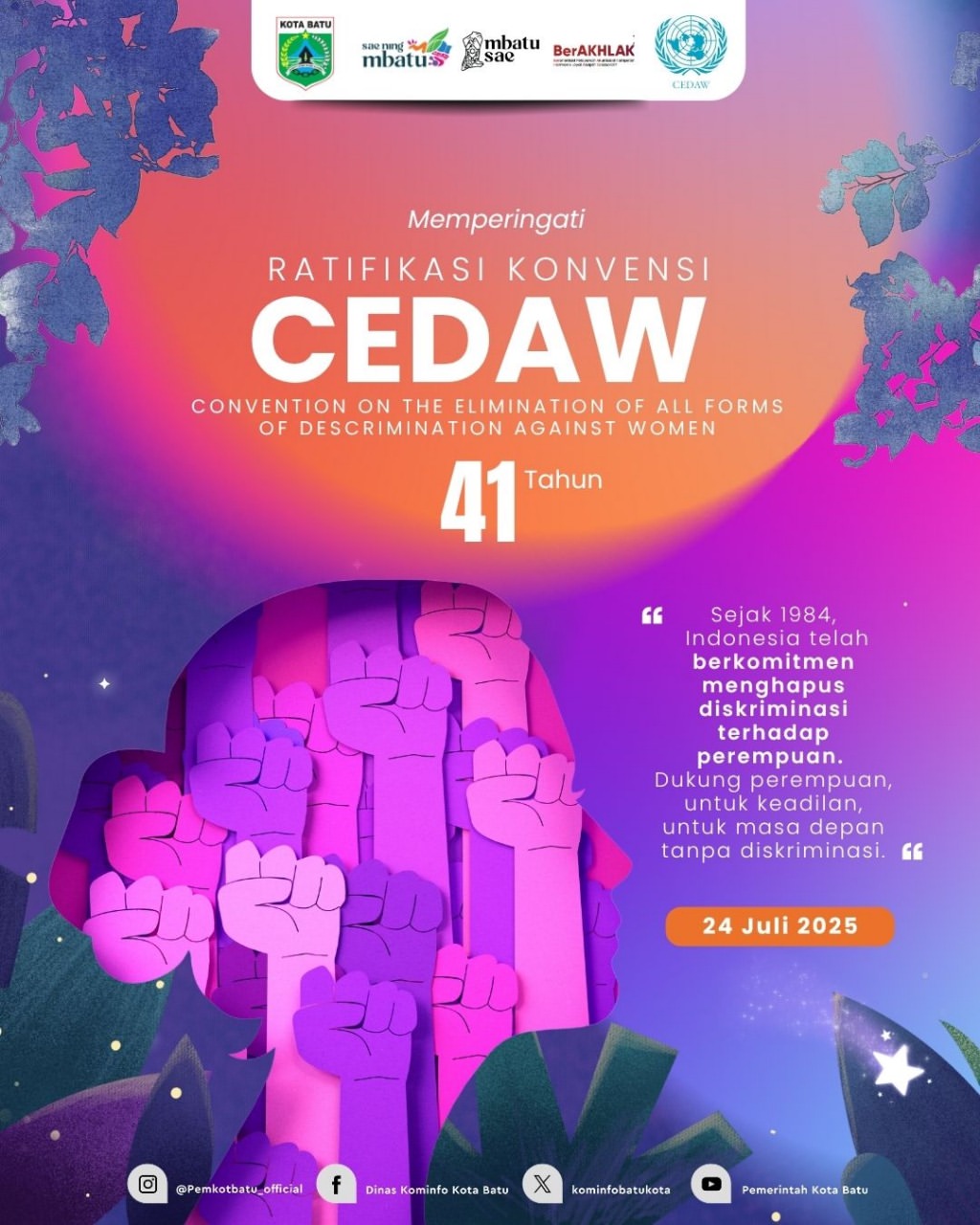 41 Tahun CEDAW: Komitmen Indonesia untuk Kesetaraan Gender