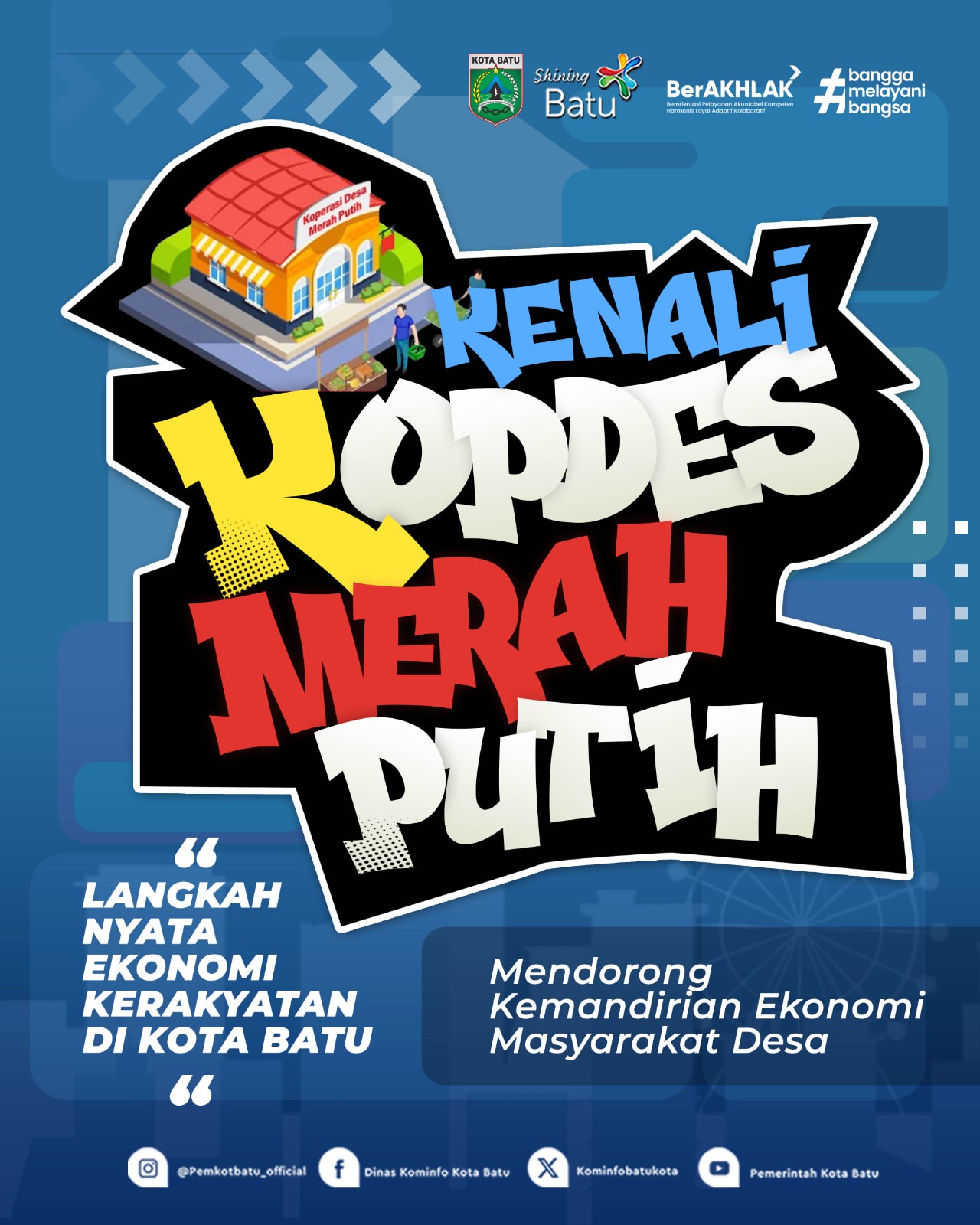 Kota Batu Resmi Didirikan 24 Koperasi Desa Merah Putih