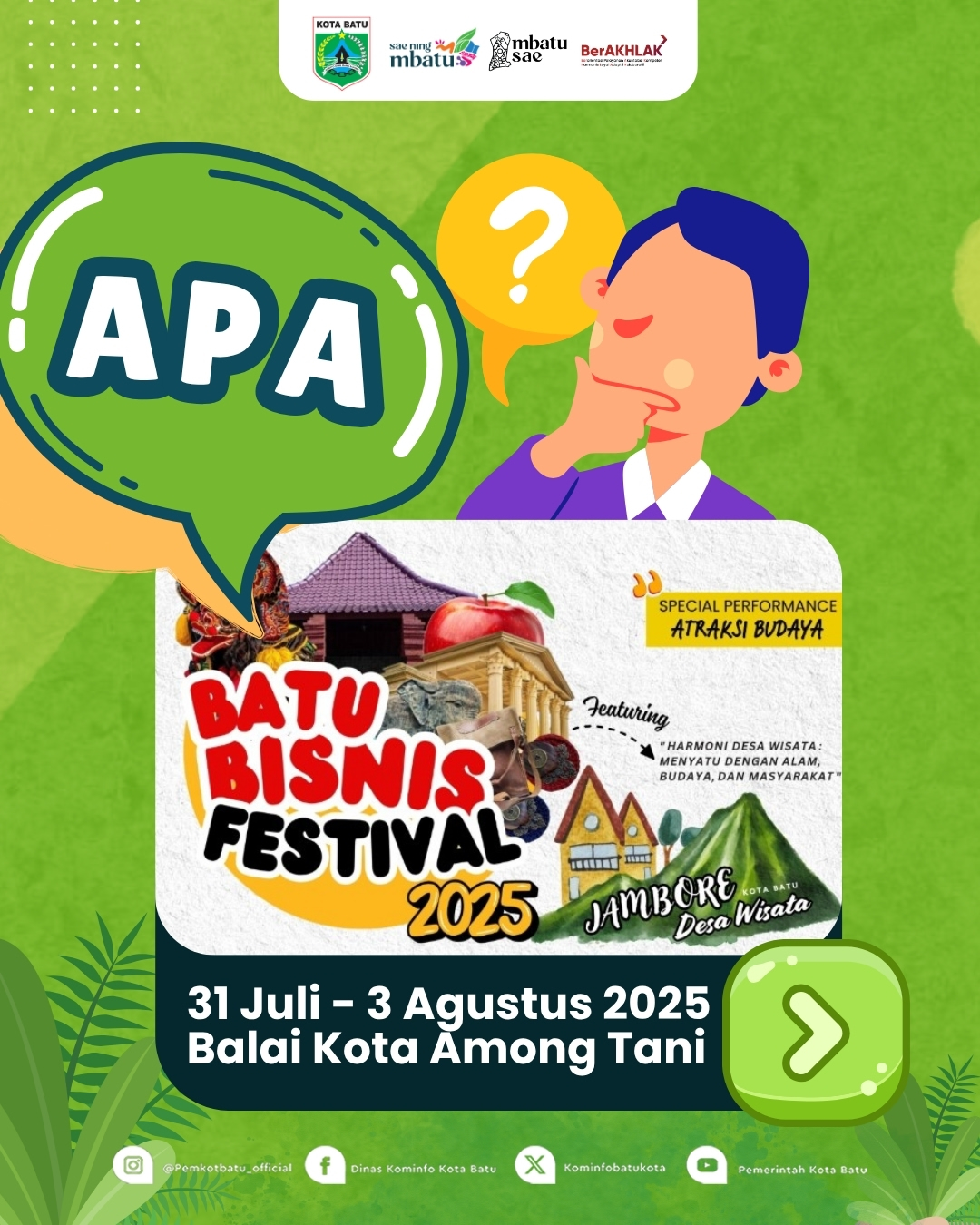 Batu Bisnis Festival 2025: Memperkuat Ekonomi dan Pariwisata Kota Batu