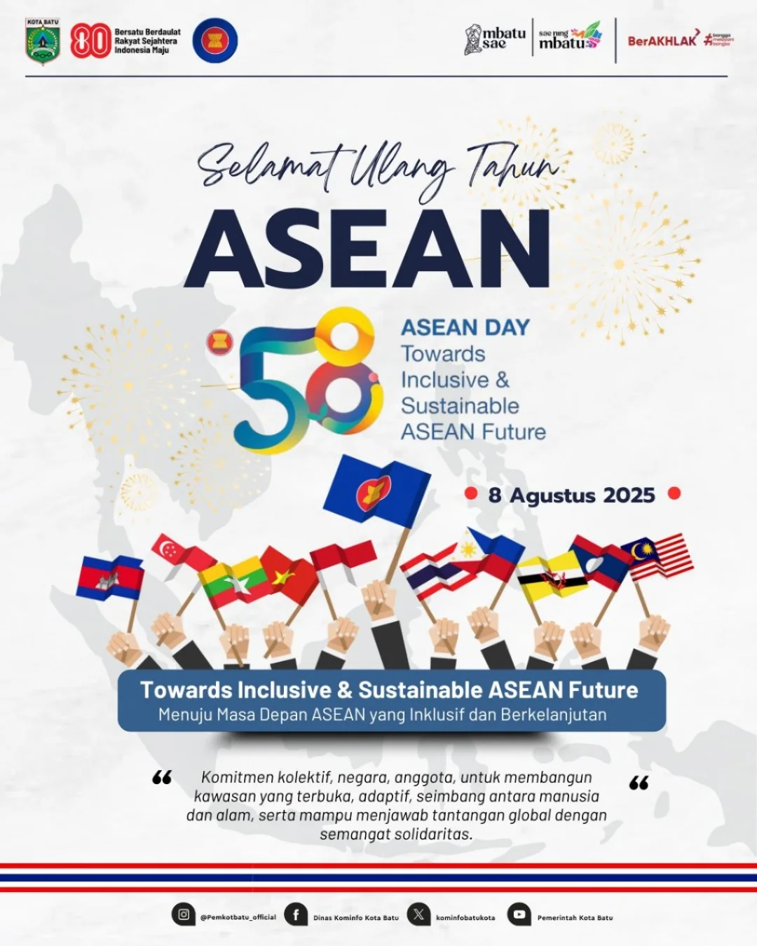 ASEAN Rayakan Ulang Tahun ke-56: Persatuan dalam Keberagaman di Asia Tenggara
