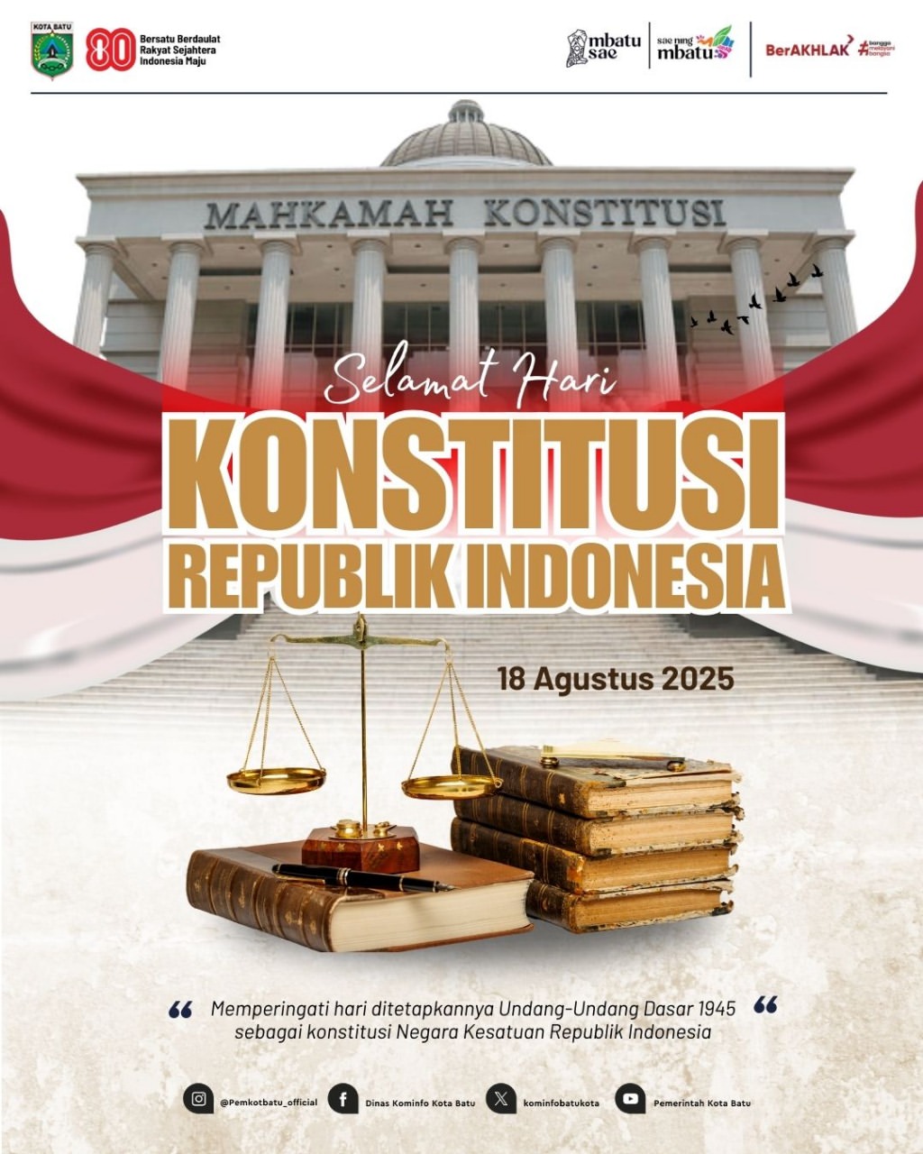 Hari Konstitusi RI 2025: Memperingati Dasar Negara dan Meneguhkan Demokrasi Indonesia