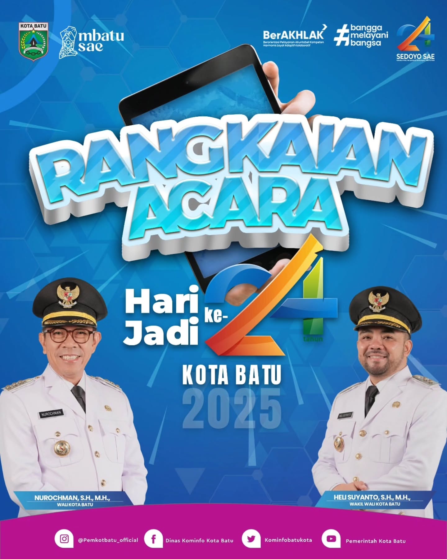 Rangkaian Acara Seru Merayakan Hari Jadi ke-24 Kota Batu