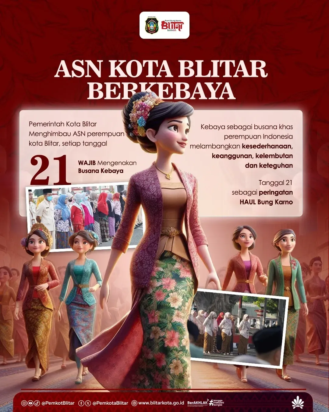 Keanggunan Kebaya: Pelestarian Budaya di Blitar