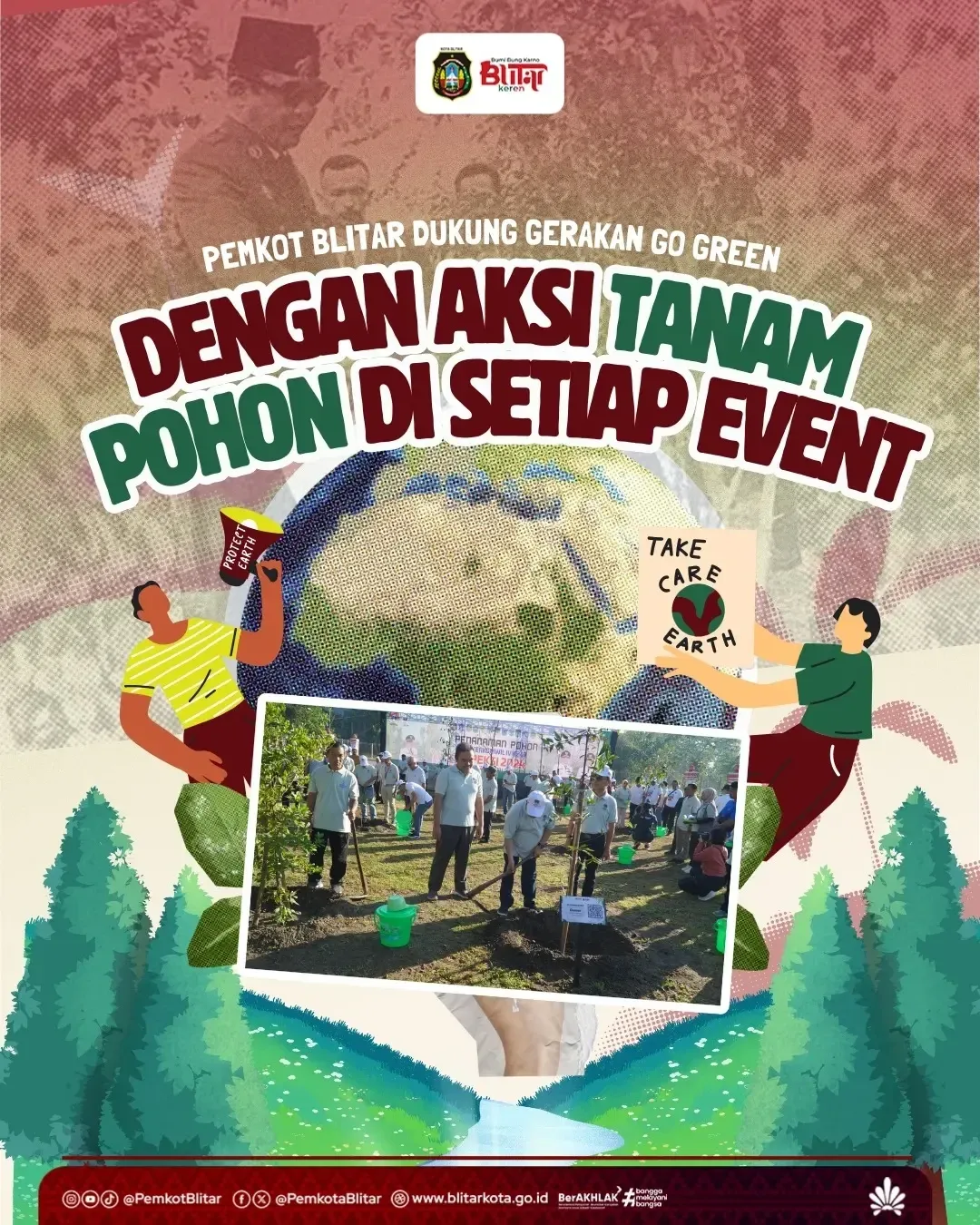 Pemkot Blitar Dukung Gerakan Go Green untuk Lingkungan Sehat