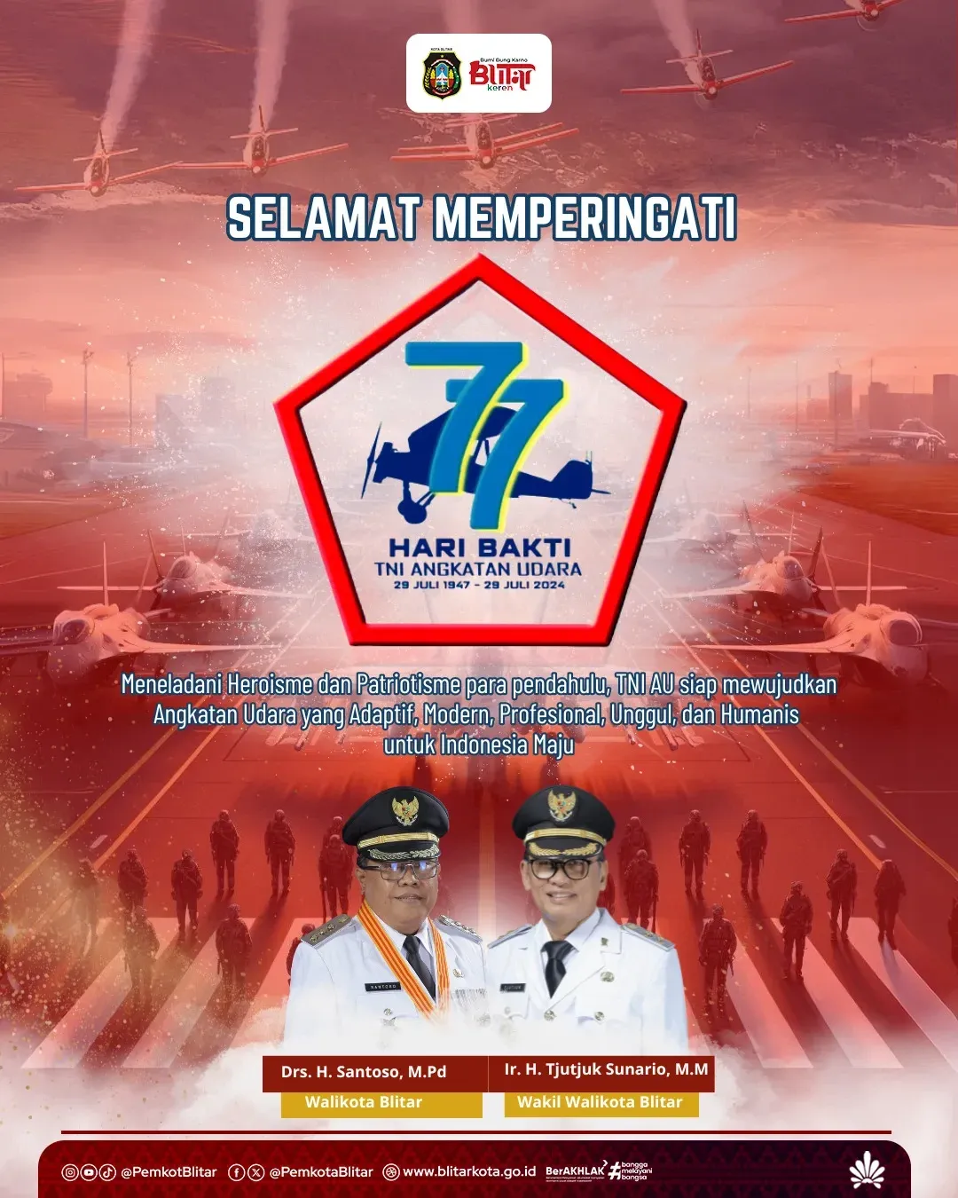Selamat Hari Bakti TNI Angkatan Udara 2024!