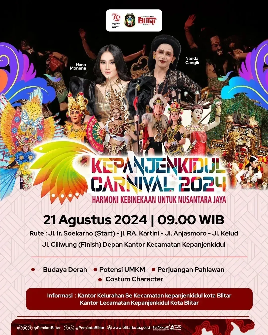 Kepanjenkidul Carnival 2024: Merayakan Keberagaman Budaya Indonesia