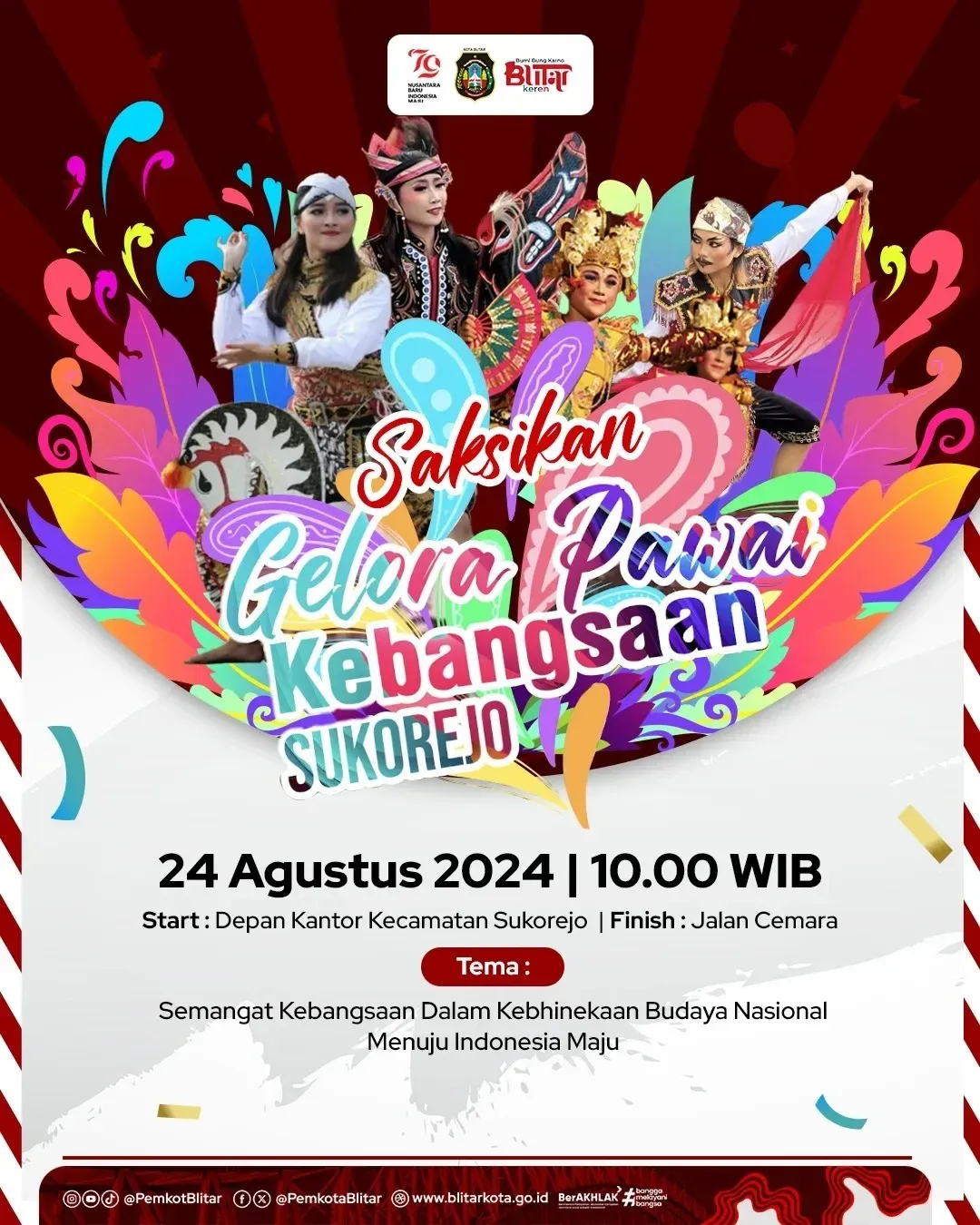 Pawai Kebangsaan Sukorejo, Rayakan Keragaman Budaya Indonesia