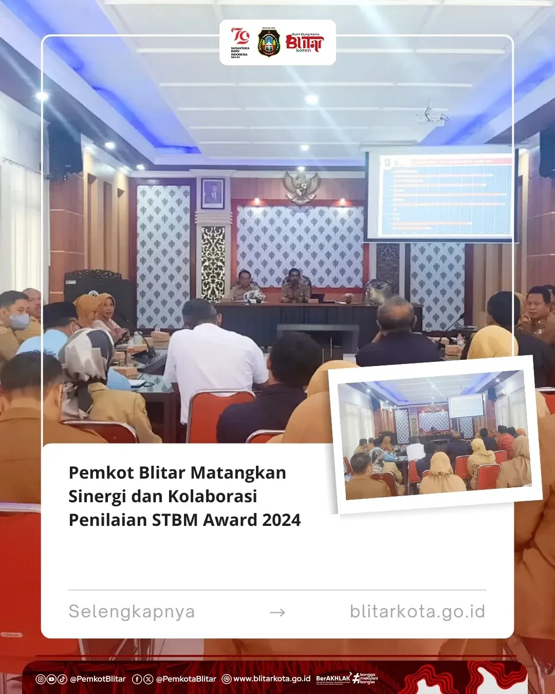Pemerintah Kota Blitar Siapkan Penilaian STBM Award 2024