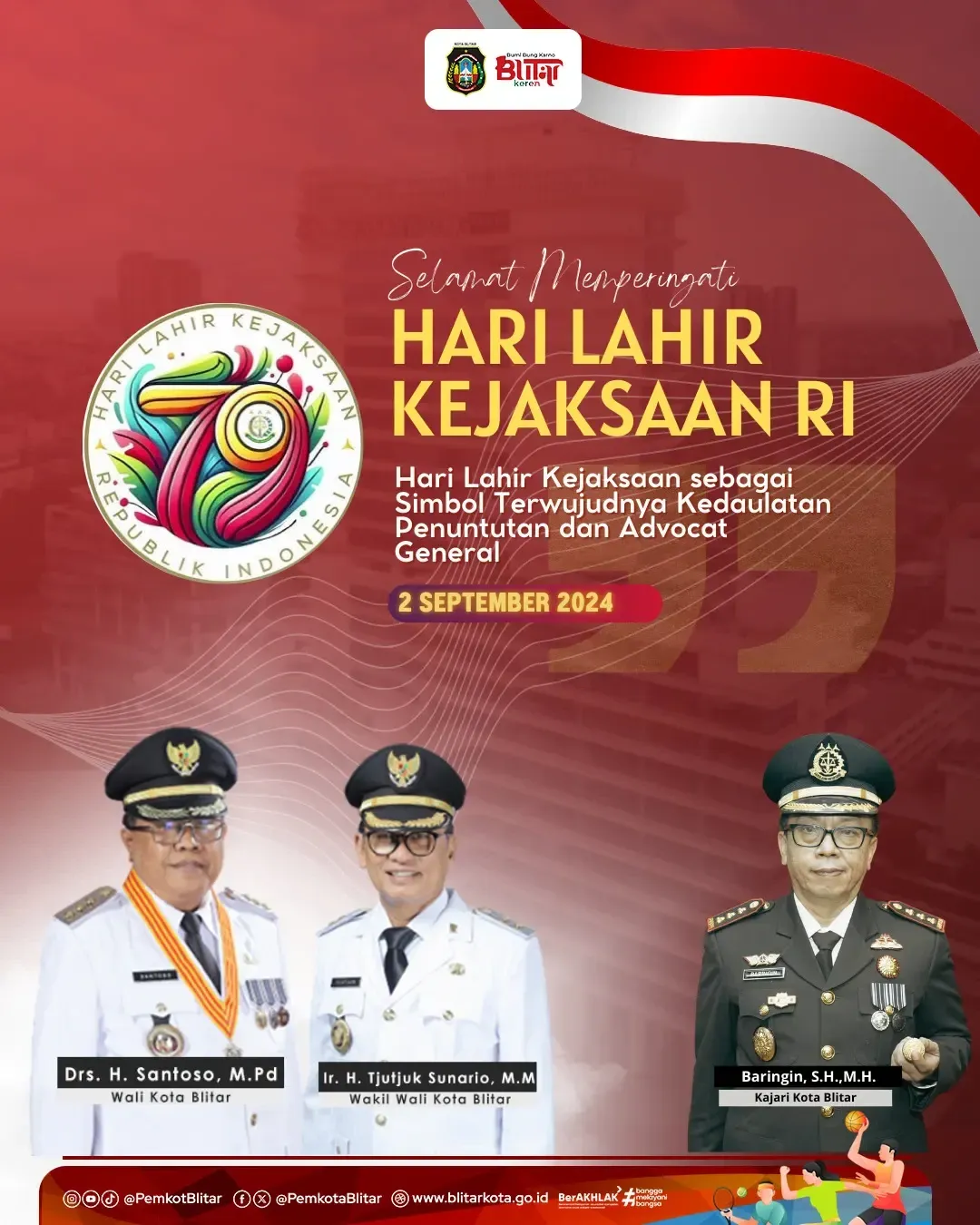 Selamat Hari Lahir Kejaksaan Republik Indonesia ke-79!