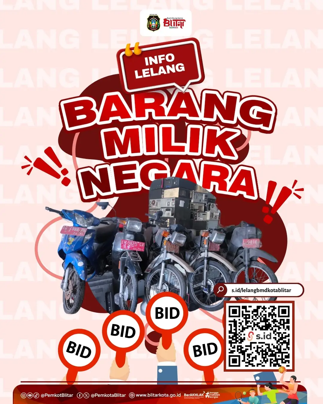 Lelang Barang Milik Daerah di Kota Blitar