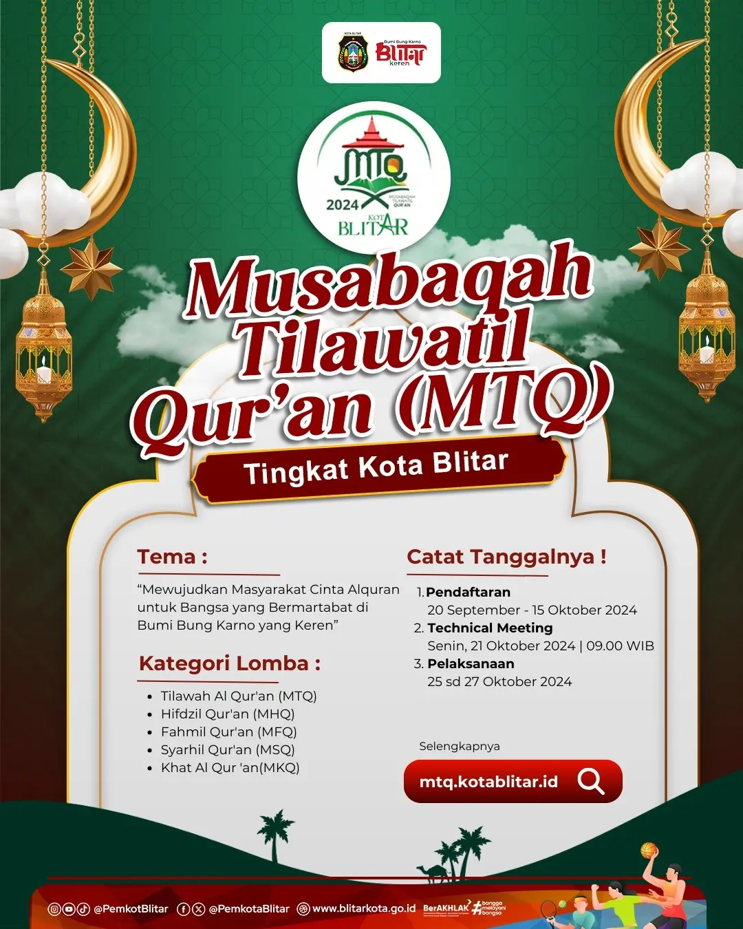 Musabaqah Tilawatil Quran Tingkat Kota Blitar 2024
