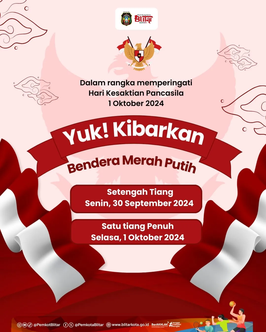 Peringatan Hari Kesaktian Pancasila: Ayo Pasang Bendera!
