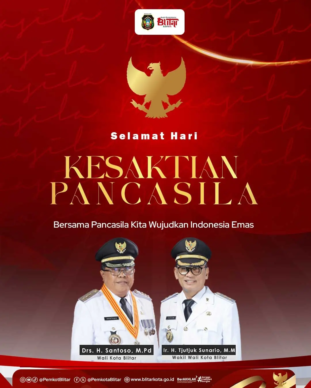 Peringatan Hari Kesaktian Pancasila 1 Oktober 2024 di Blitar