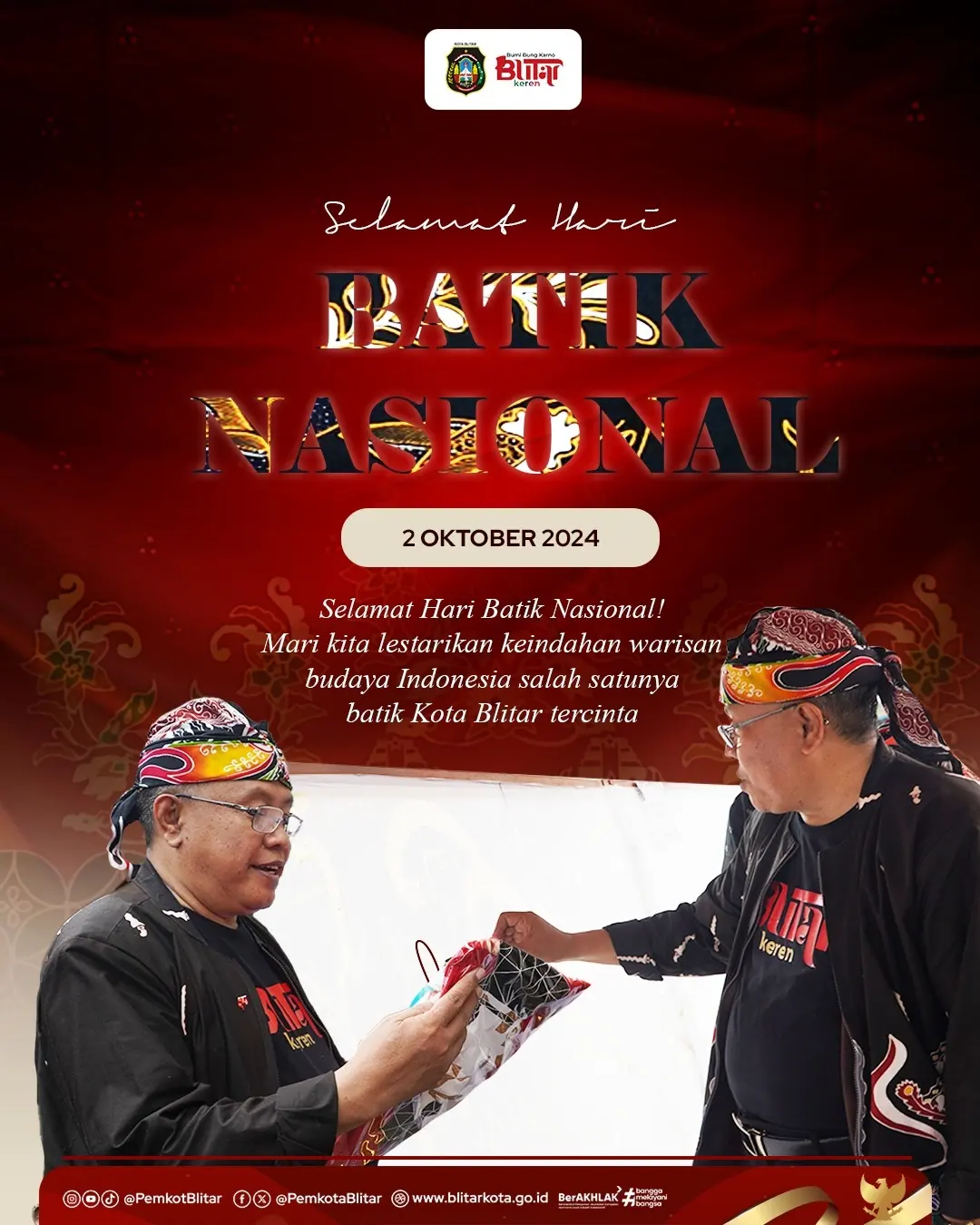 Selamat Hari Batik Nasional di Kota Blitar!