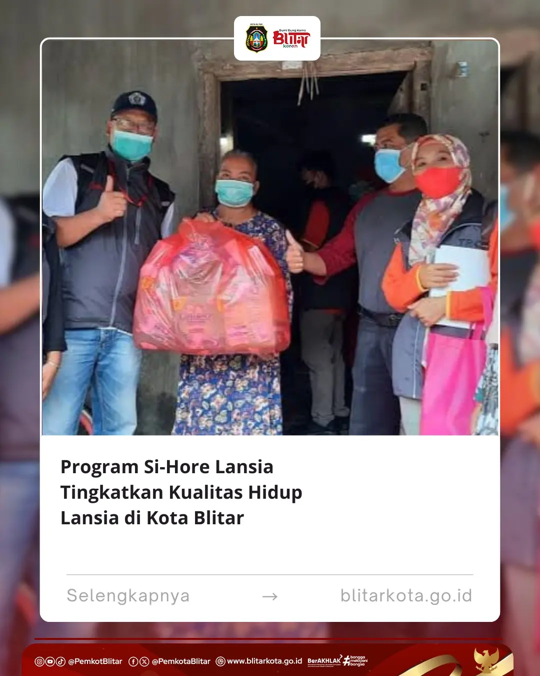 Program Social Home Care untuk Lansia di Kota Blitar