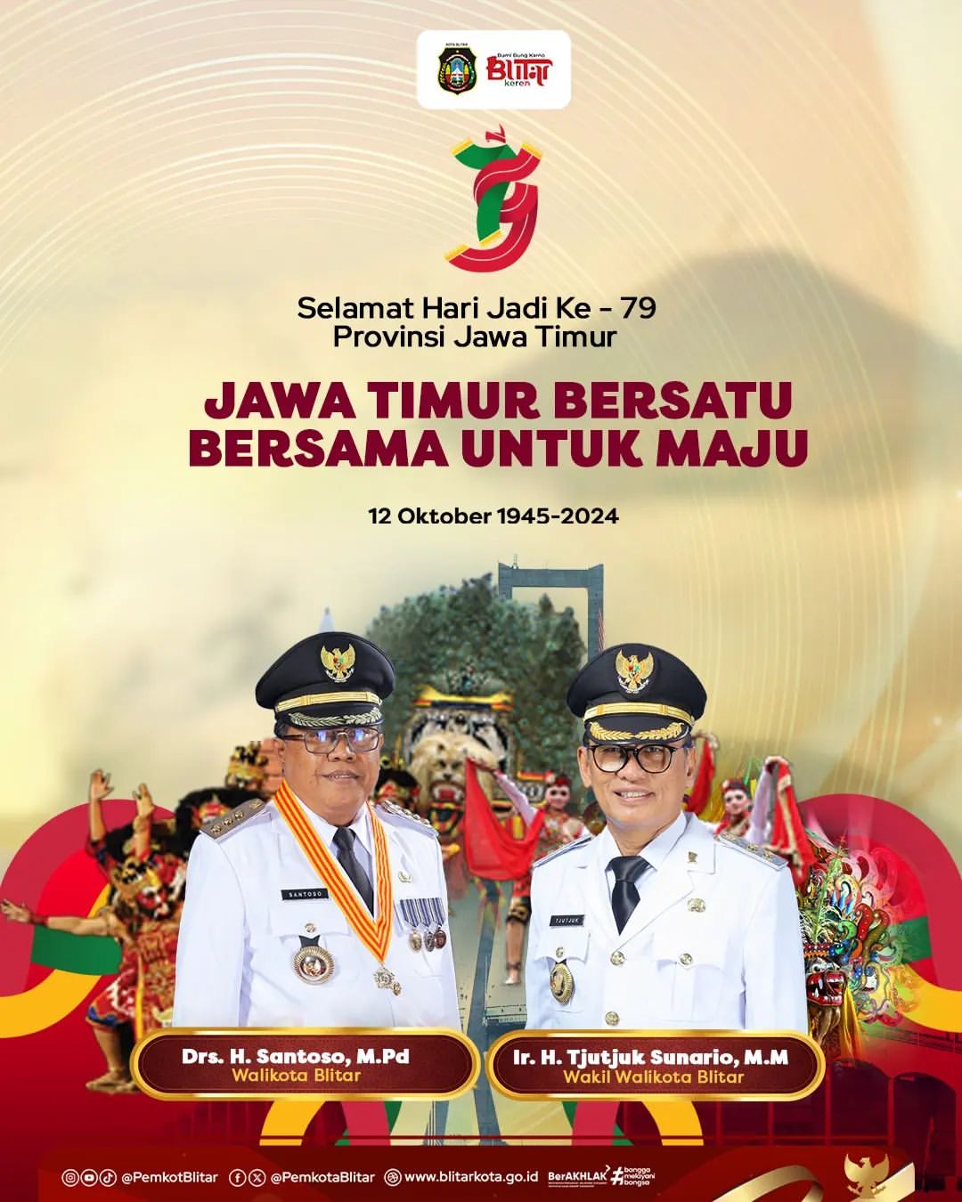 Hari Jadi ke-79 Provinsi Jawa Timur Dirayakan dengan Semangat Kebersamaan