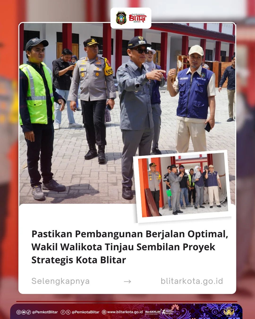 Pembangunan Sembilan Proyek Strategis di Kota Blitar pada Tahun 2024