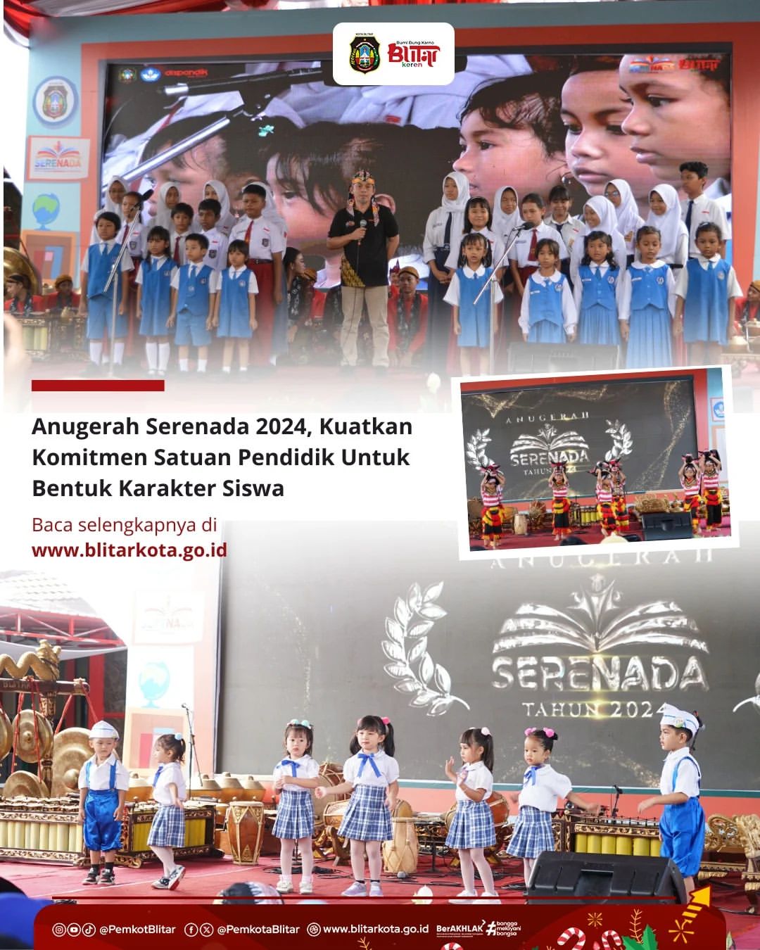 Anugerah Sekolah Religius, Nasionalis, dan Berbudaya di Blitar