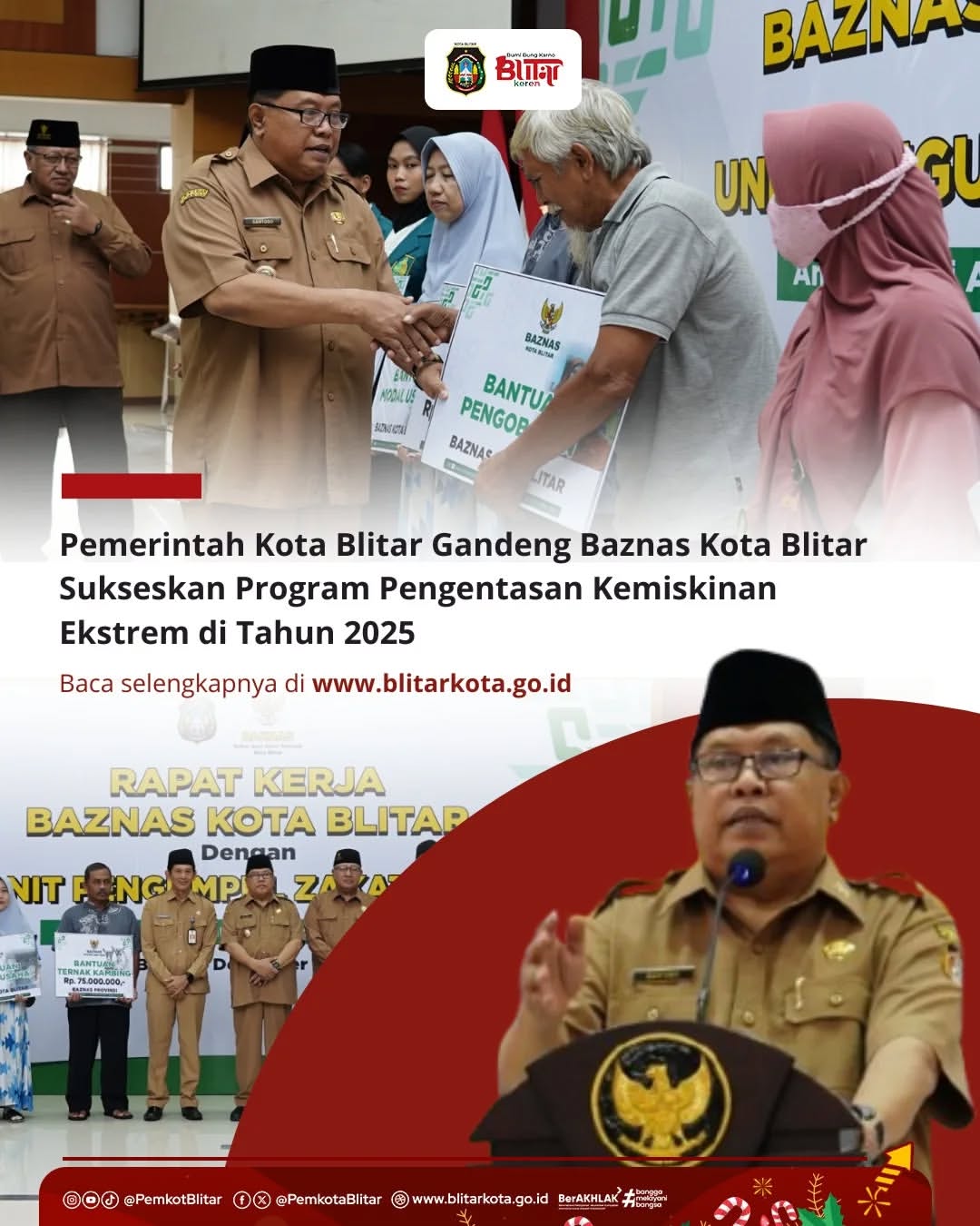 Pemerintah Kota Blitar Komitmen Sukseskan Program Pengentasan Kemiskinan Ekstrem 2025