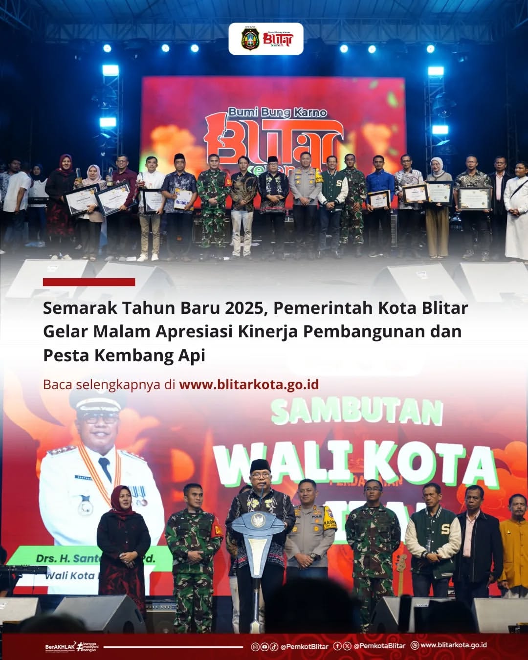 Malam Apresiasi Kinerja Pembangunan Kota Blitar 2023