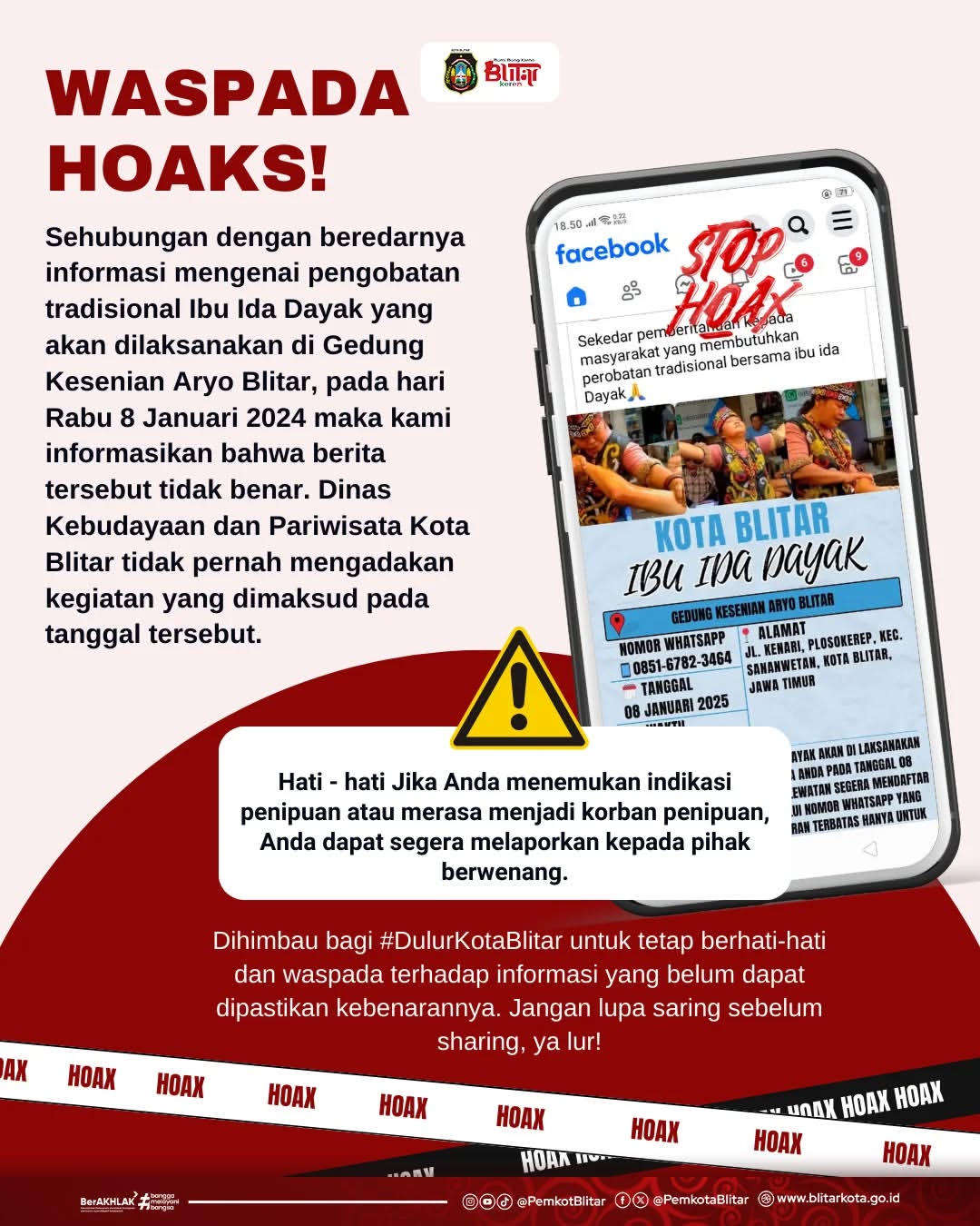 Waspada Hoaks Terkait Pengobatan Tradisional di Blitar