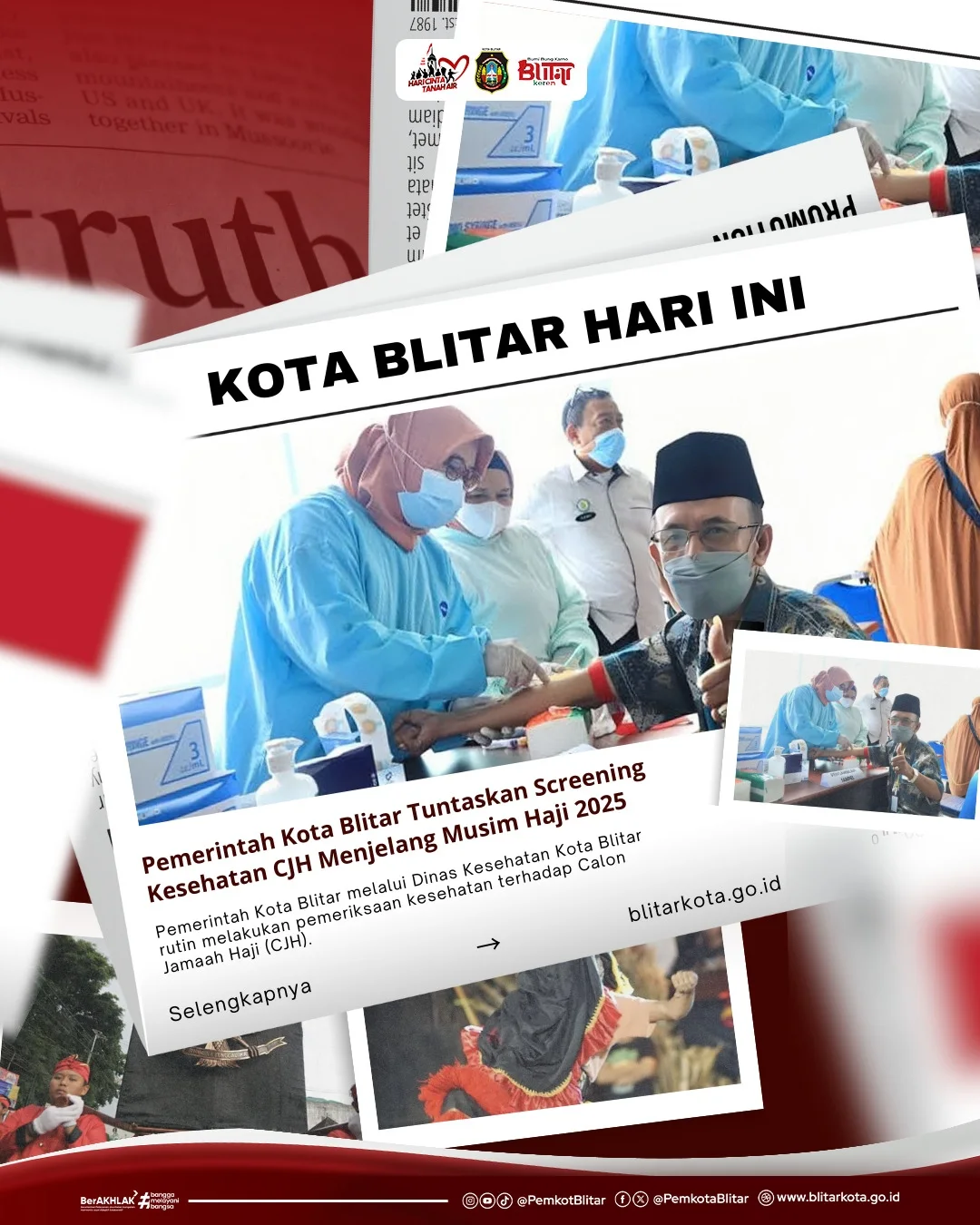 Pemeriksaan Kesehatan Calon Jamaah Haji di Blitar Sedang Berlangsung