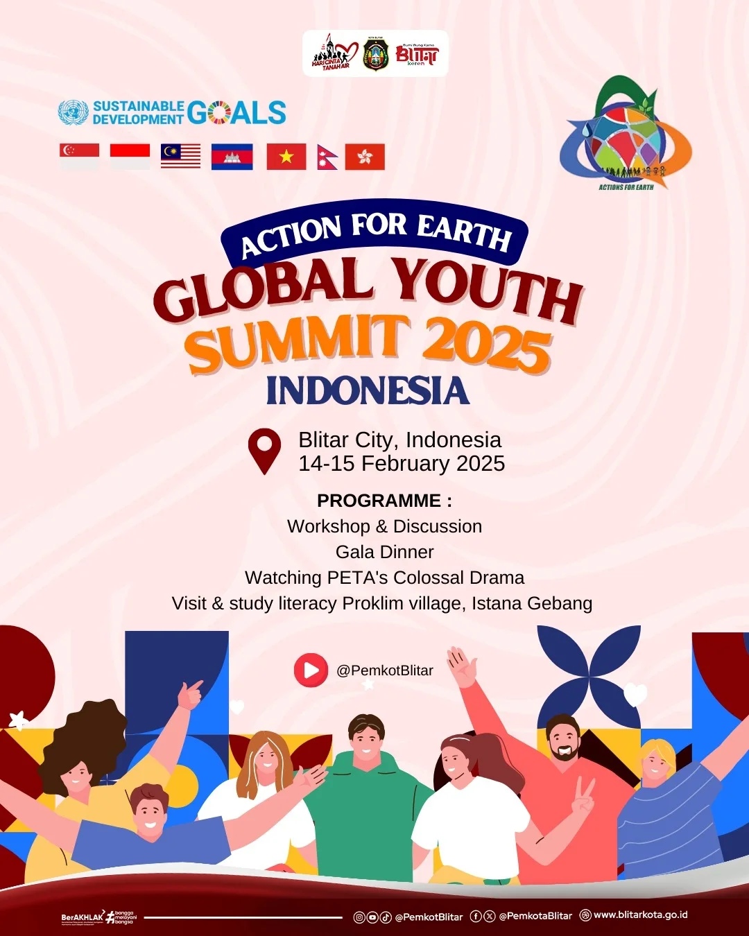 Action for Earth – Global Youth Summit 2025 di Kota Blitar