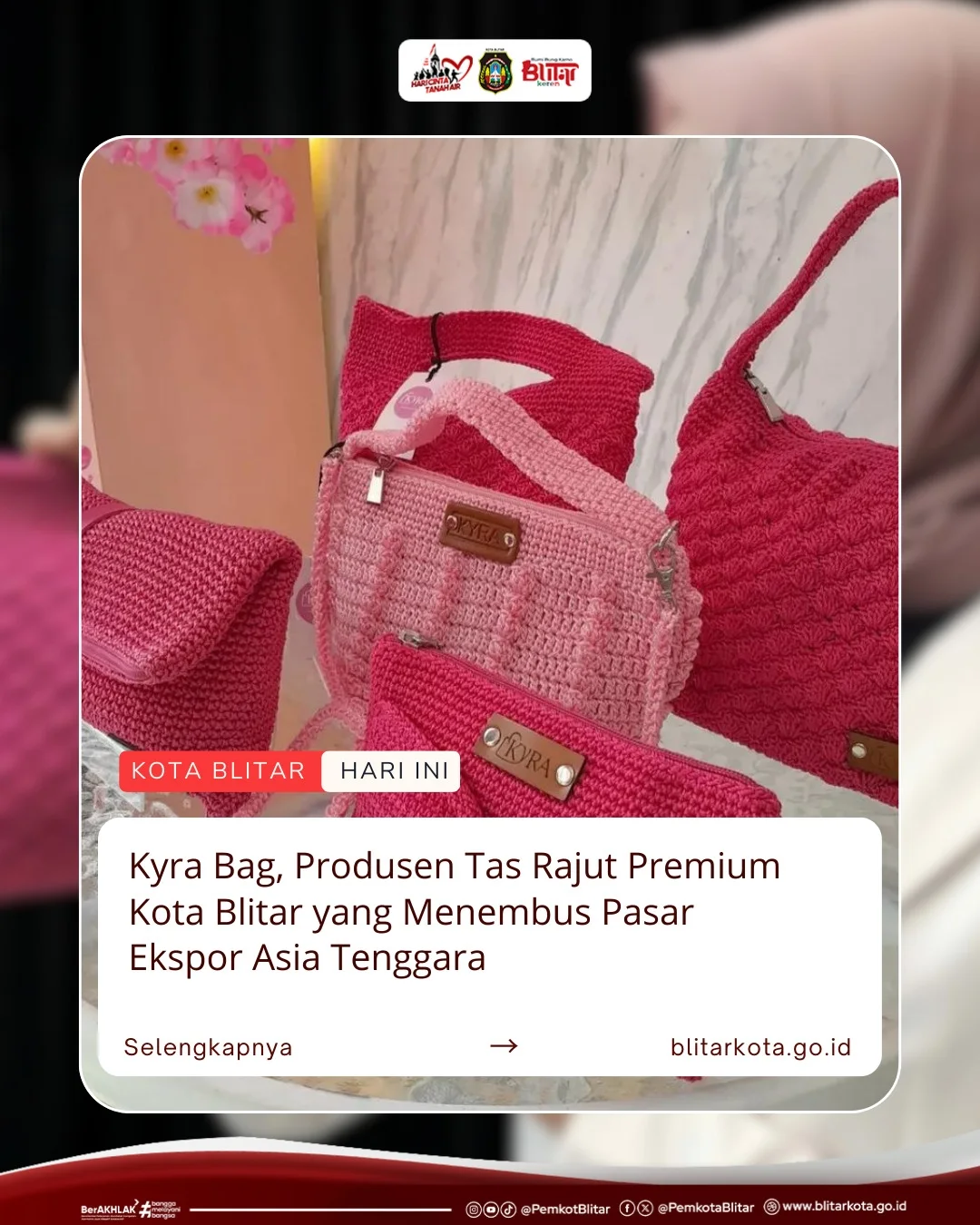Kyra Bag: Produk Fashion Lokal Blitar yang Mendunia