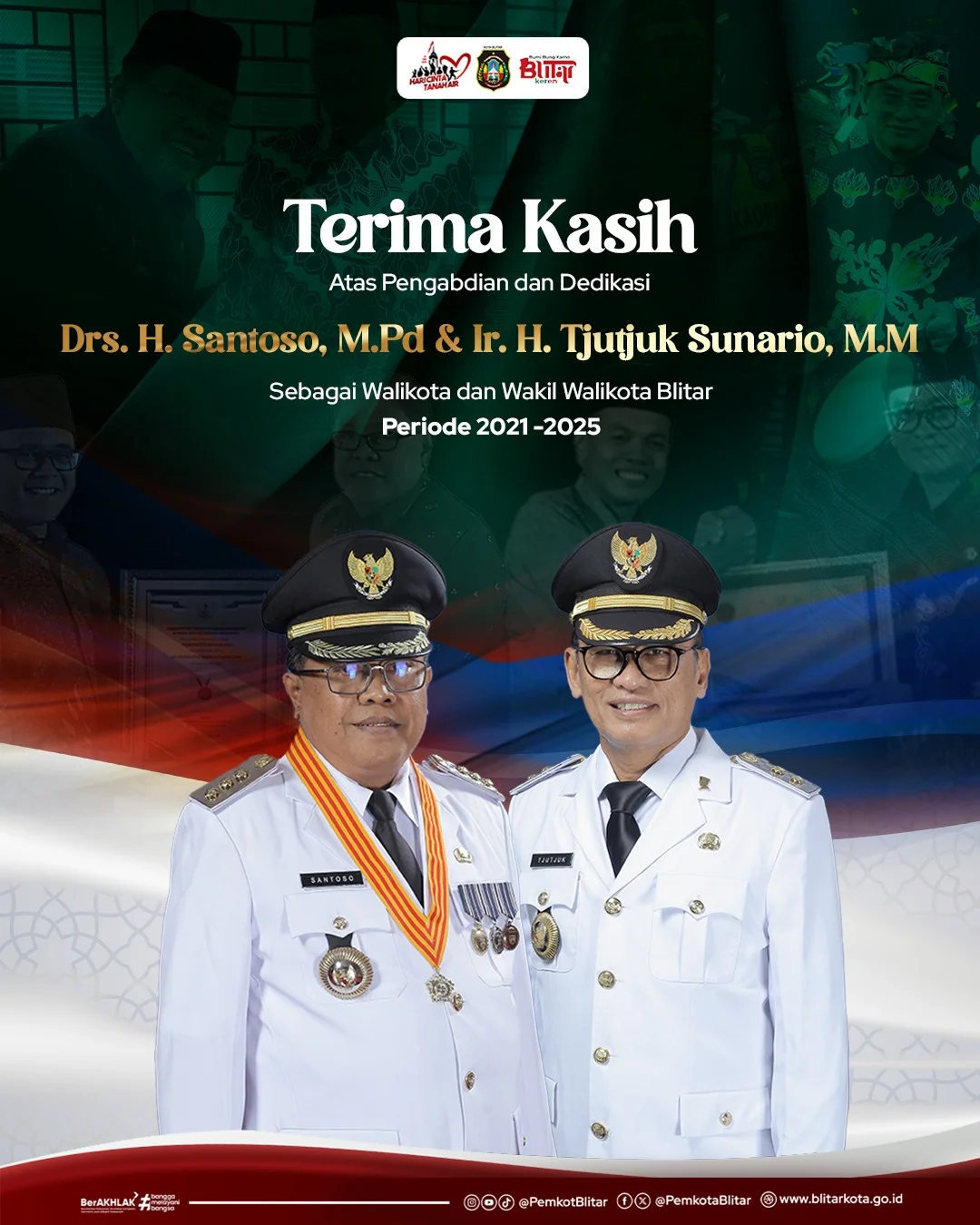 Penghargaan untuk Pemimpin Kota Blitar atas Dedikasi dan Prestasi