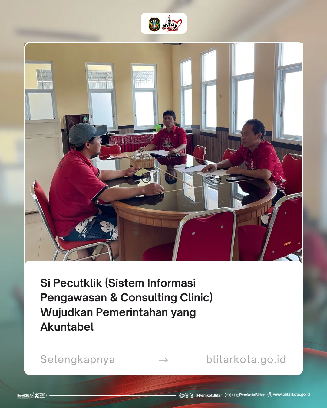 Inspektorat Kota Blitar Luncurkan Sistem Informasi Pengawasan Baru