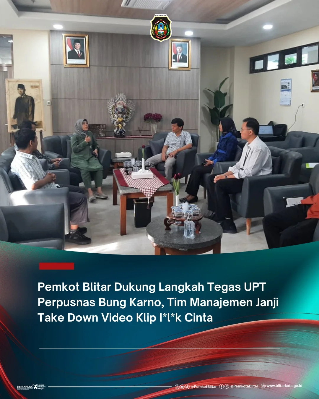 Pemkot Blitar Dukung Tindakan Tegas Terhadap Penggunaan Perpustakaan Tanpa Izin