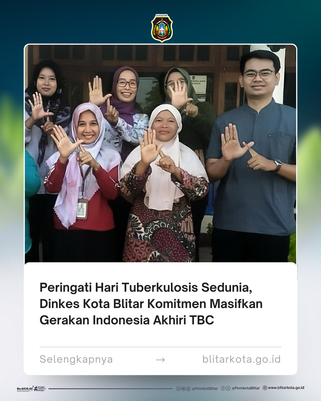 Kota Blitar Siap Berperangi Tuberkulosis Menuju 2030