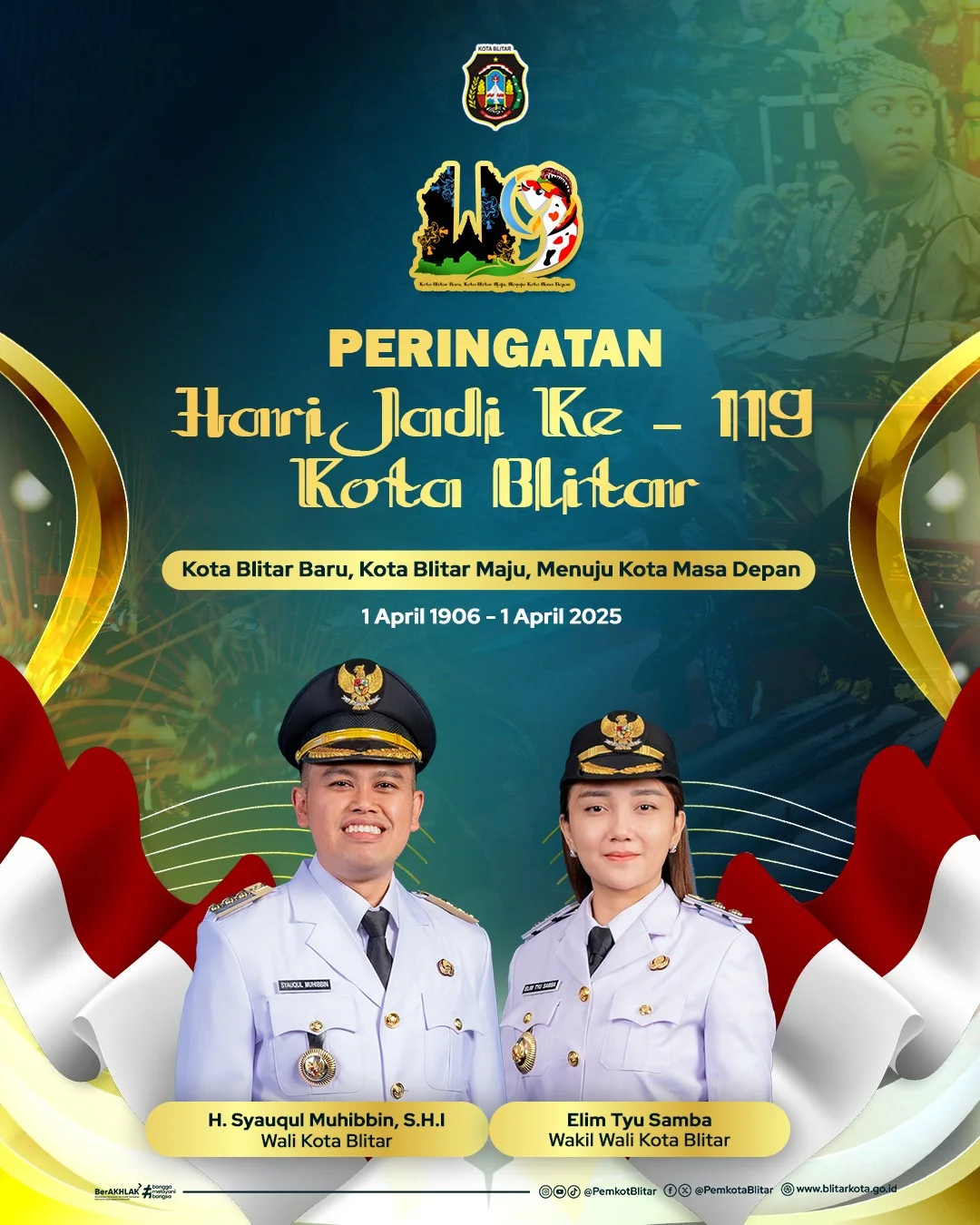 Selamat Hari Jadi ke-119 Kota Blitar!
