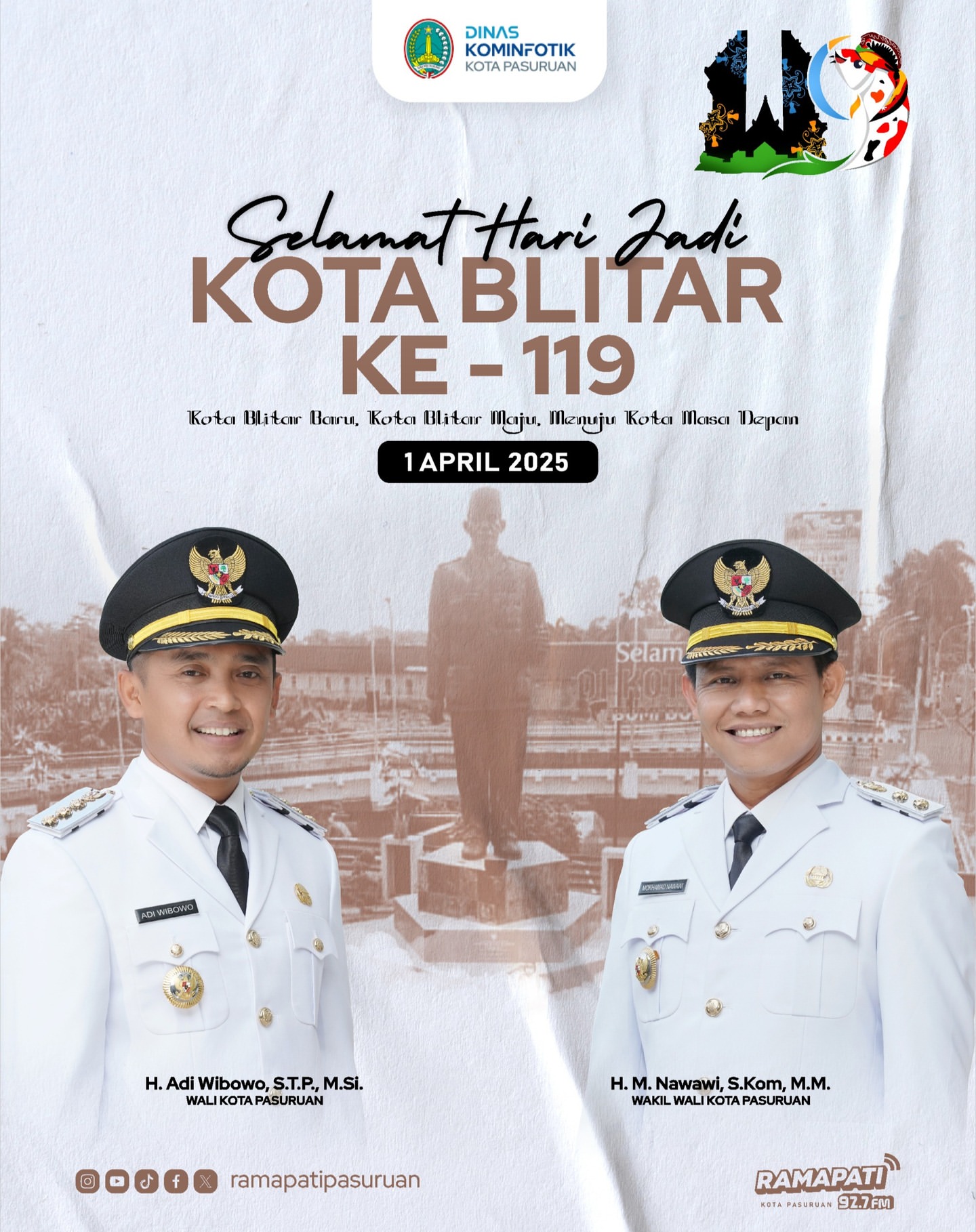 Ucapan Terima Kasih dari Pemerintah Kota Blitar untuk Masyarakat